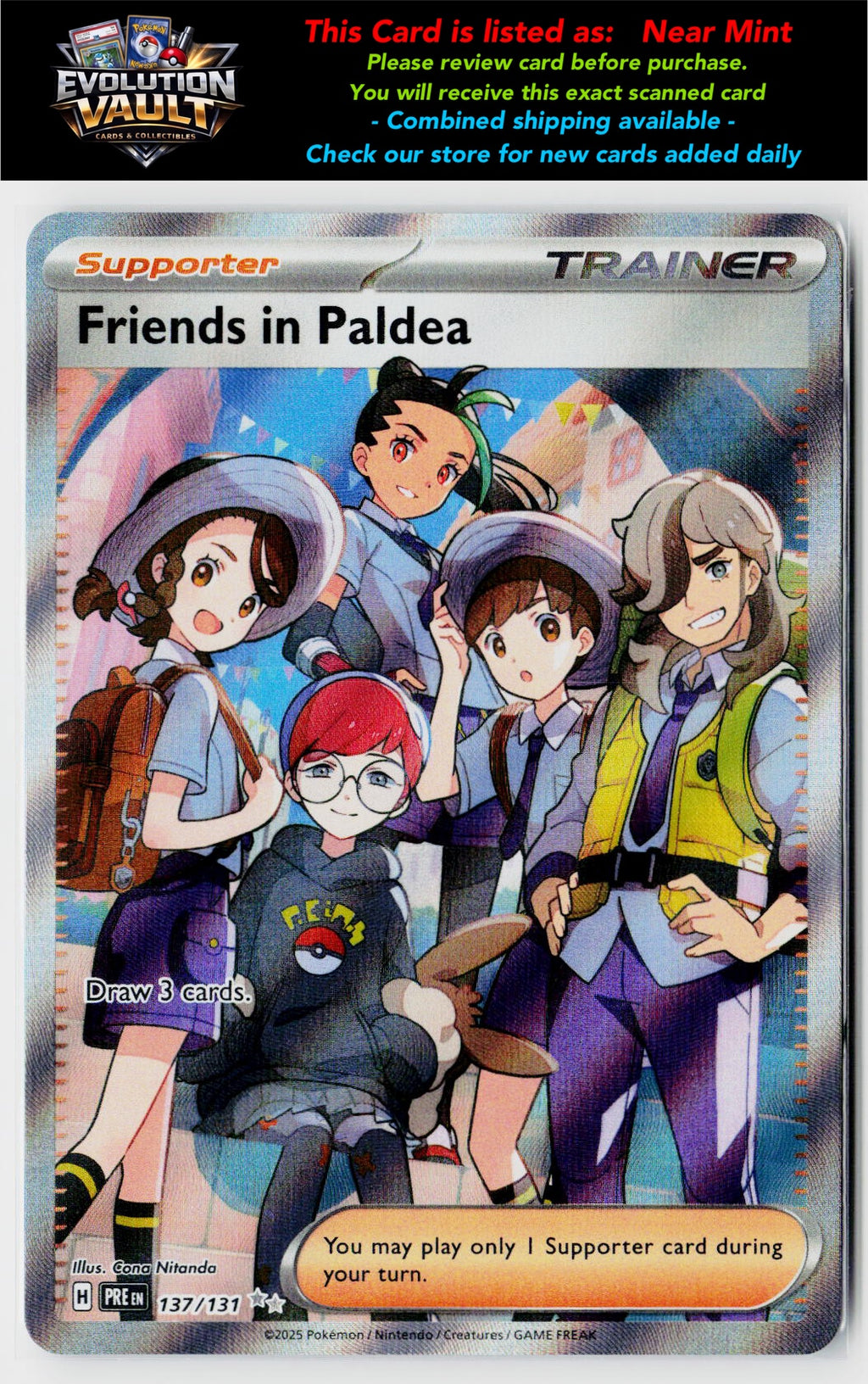 SV: Prismatic Evolutions #137/131 Friends in Paldea