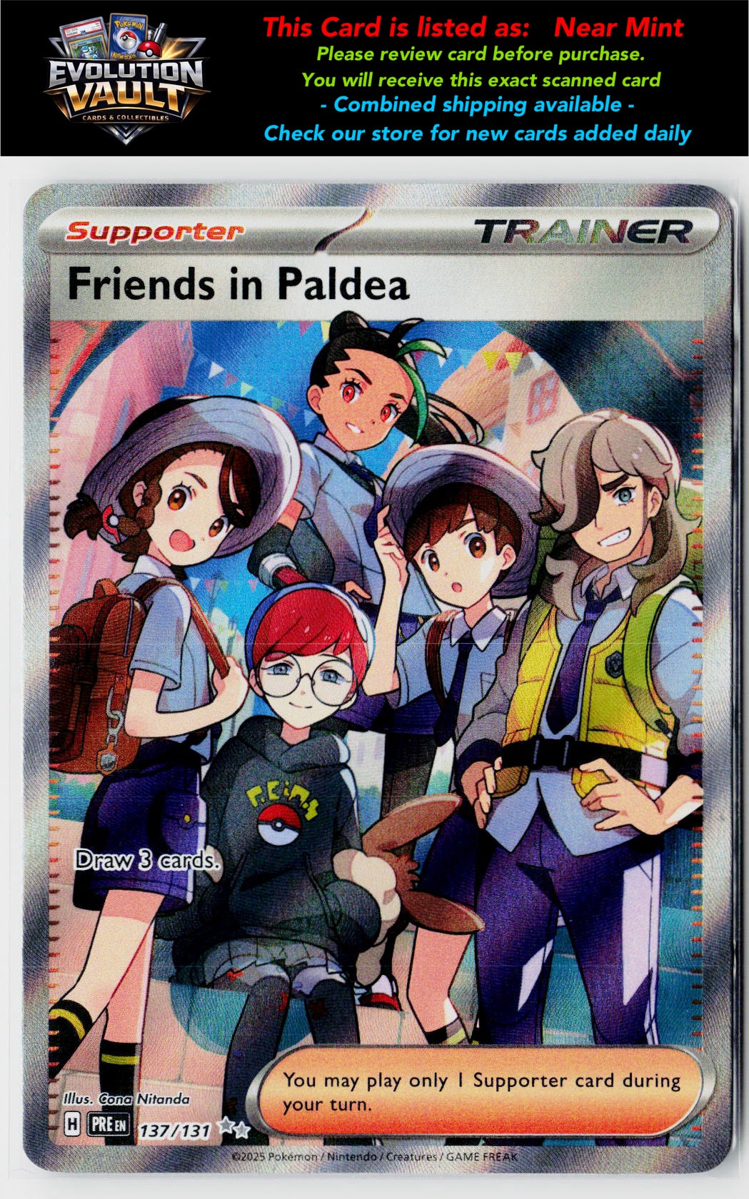SV: Prismatic Evolutions #137/131 Friends in Paldea