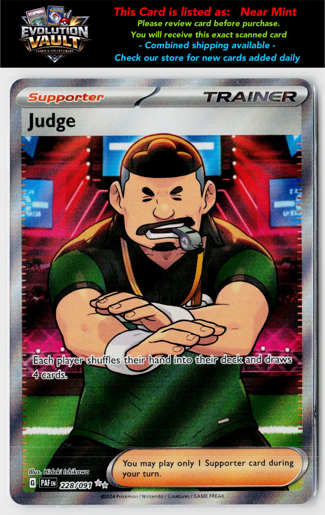 SV: Paldean Fates #228/091 Judge