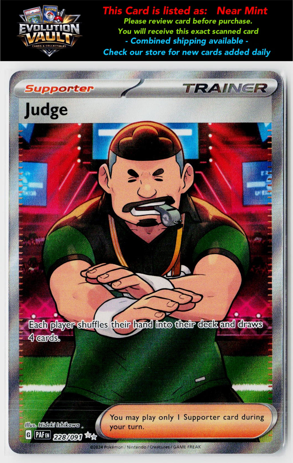 SV: Paldean Fates #228/091 Judge