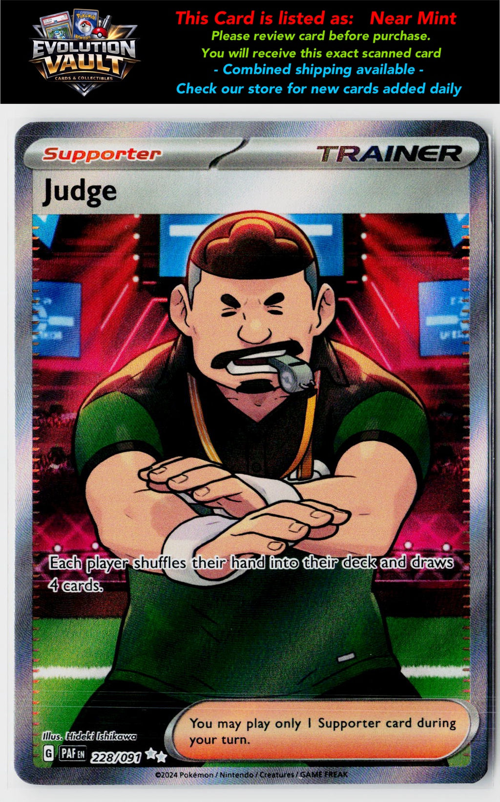 SV: Paldean Fates #228/091 Judge
