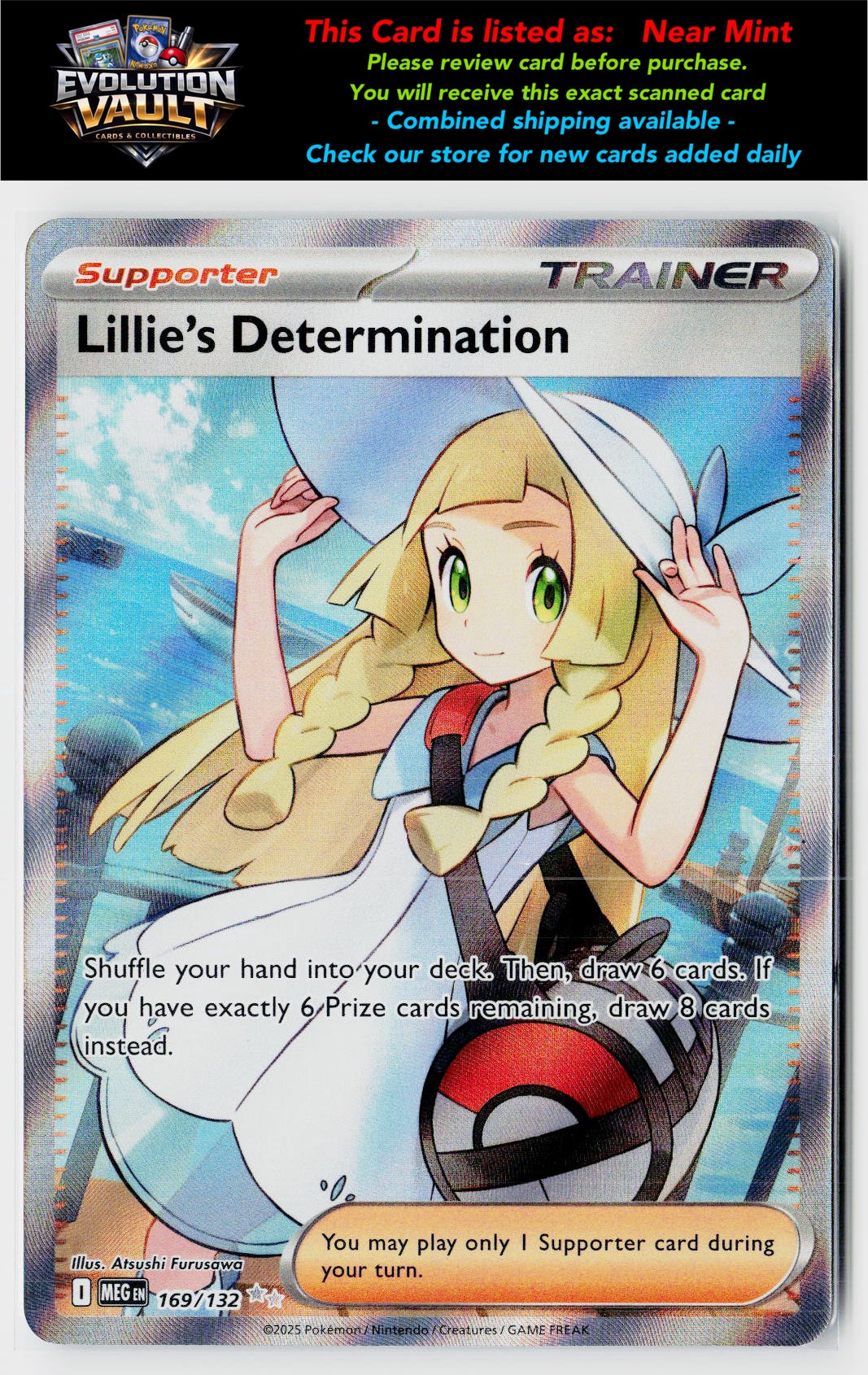 ME01: Mega Evolution #169/132 Lillie's Determination