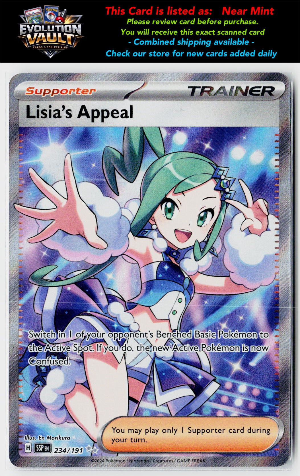 SV08: Surging Sparks #234/191 Lisia's Appeal
