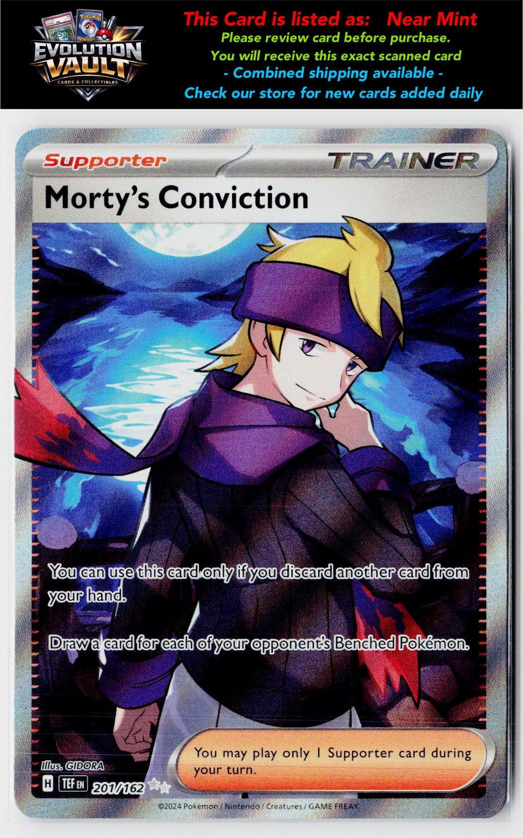 SV05: Temporal Forces #201/162 Morty's Conviction