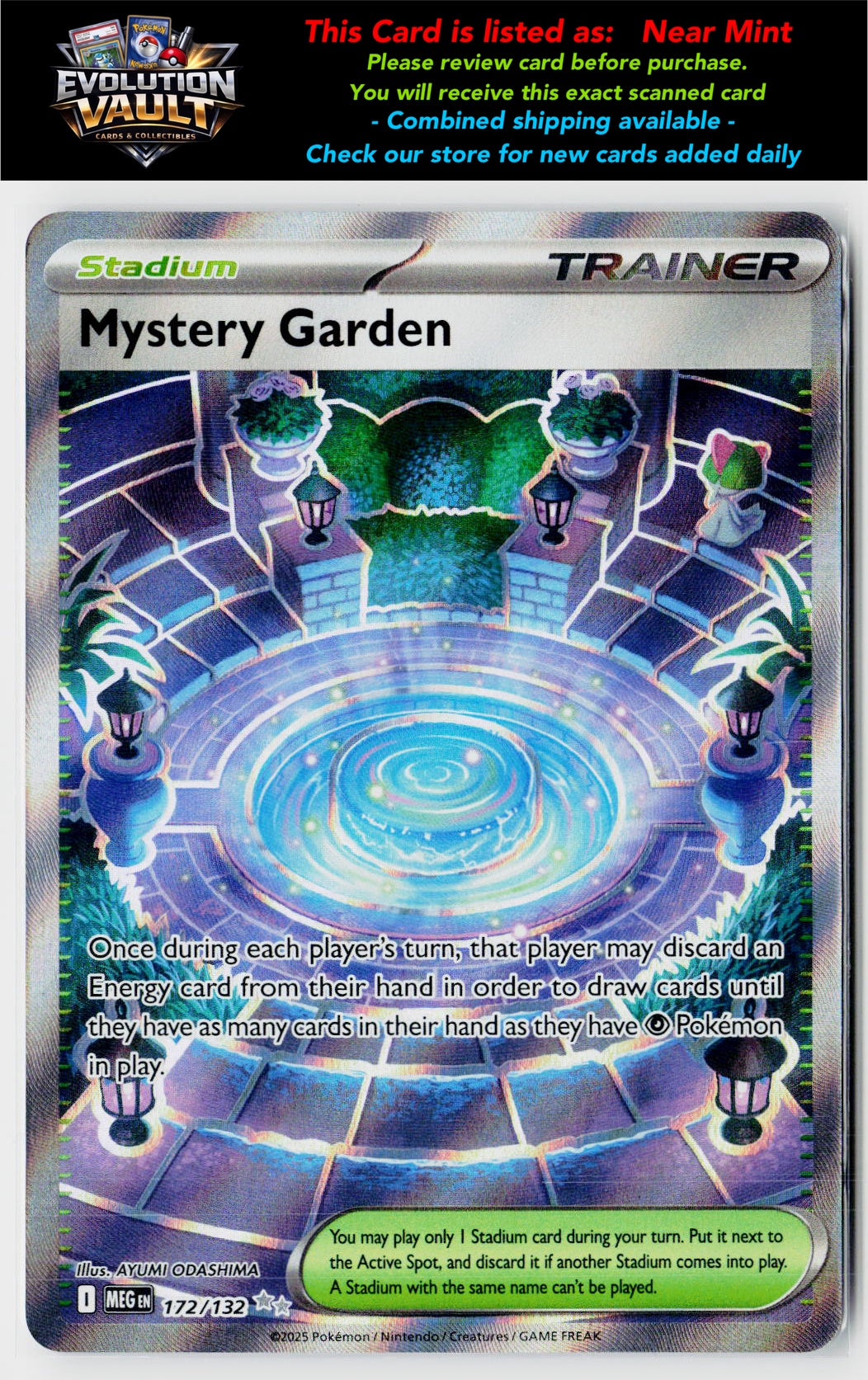 ME01: Mega Evolution #172/132 Mystery Garden