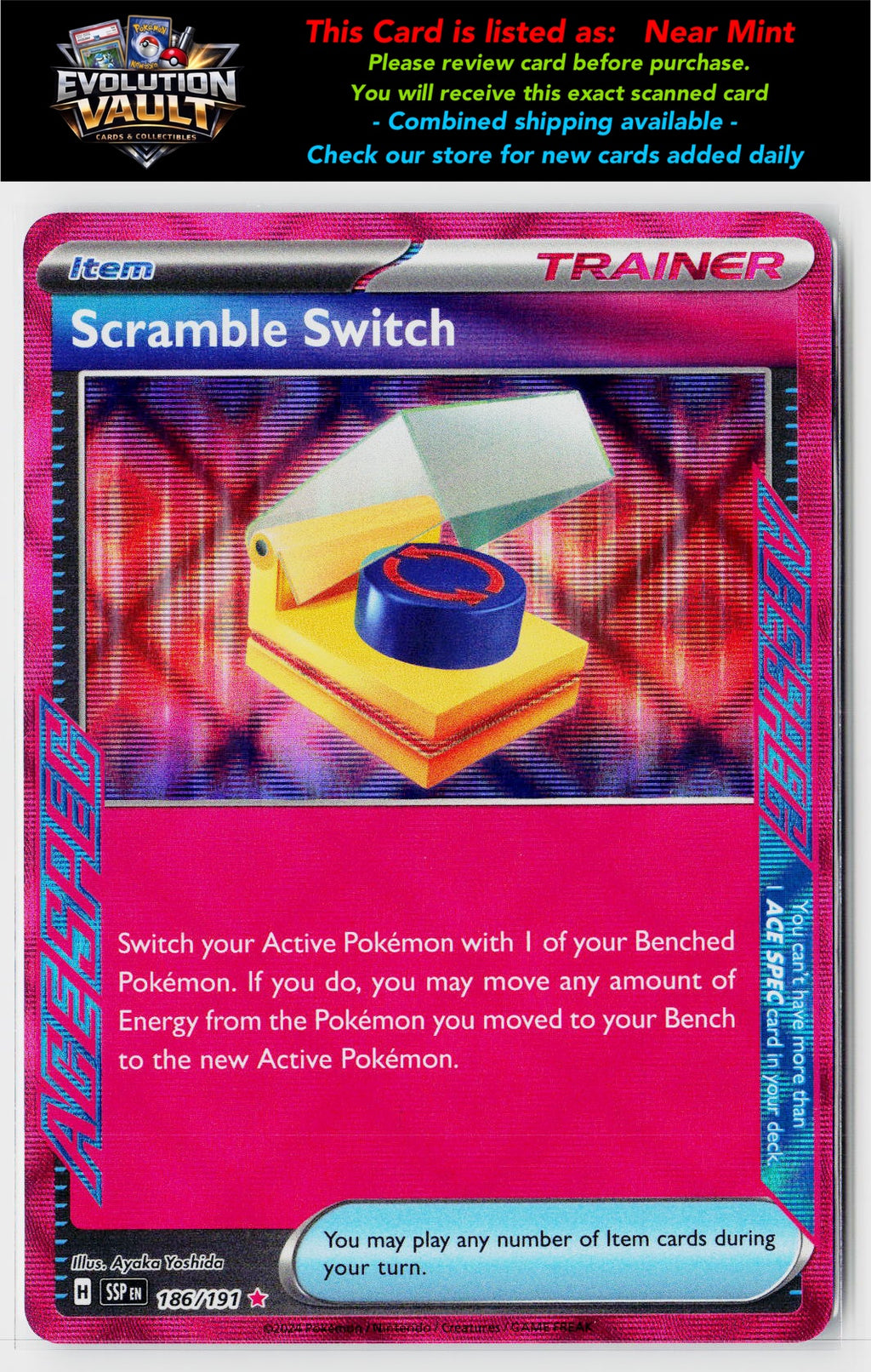 SV08: Surging Sparks #186/191 Scramble Switch