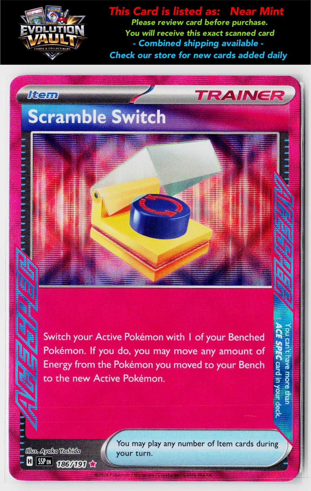 SV08: Surging Sparks #186/191 Scramble Switch