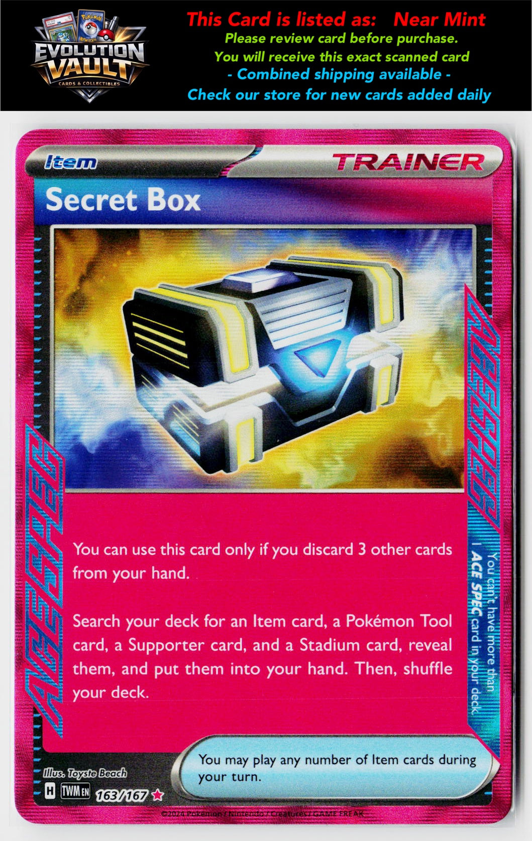 SV06: Twilight Masquerade #163/167 Secret Box