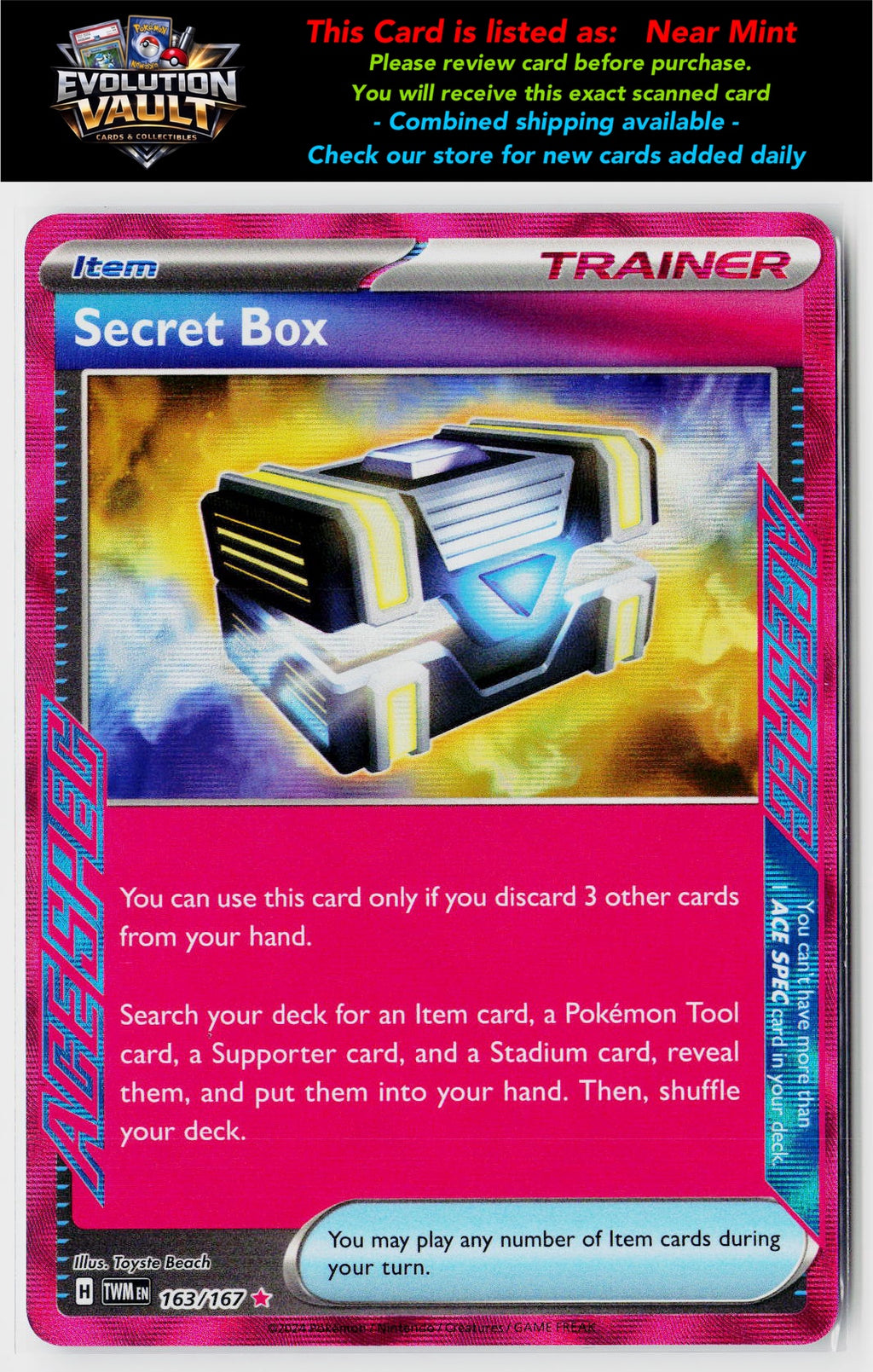 SV06: Twilight Masquerade #163/167 Secret Box