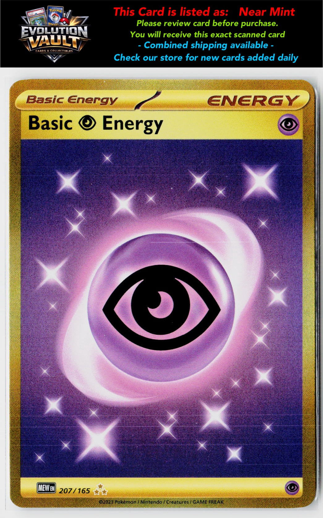 SV: Scarlet & Violet 151 #207/165 Basic Psychic Energy