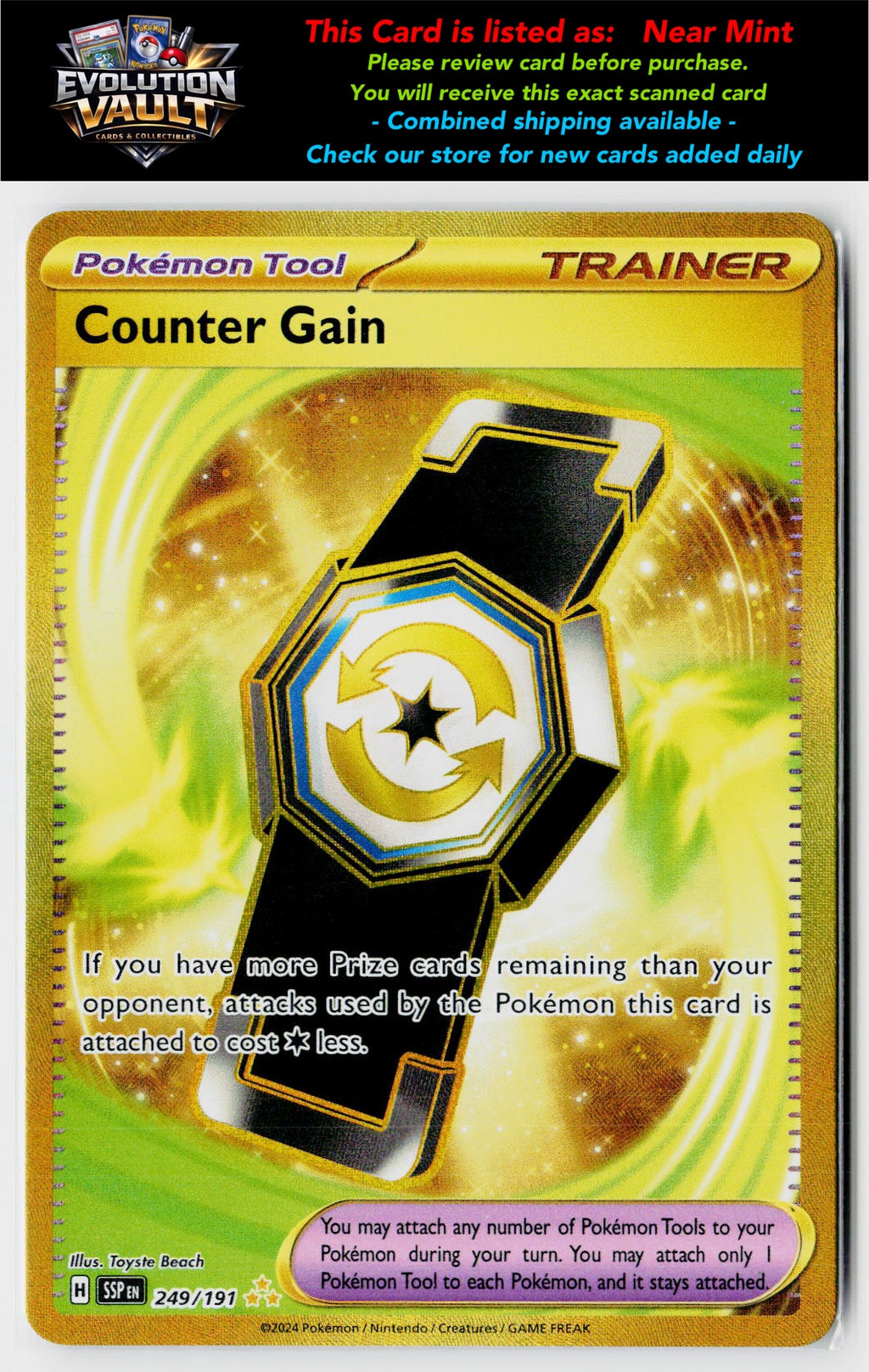 SV08: Surging Sparks #249/191 Counter Gain
