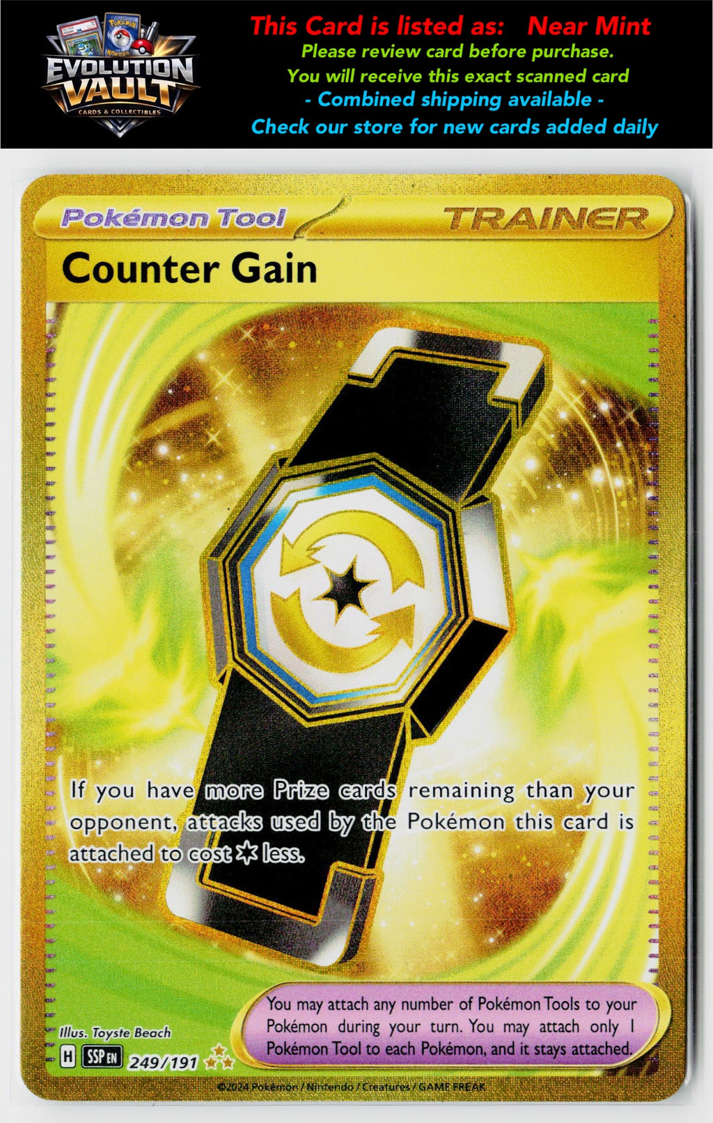 SV08: Surging Sparks #249/191 Counter Gain
