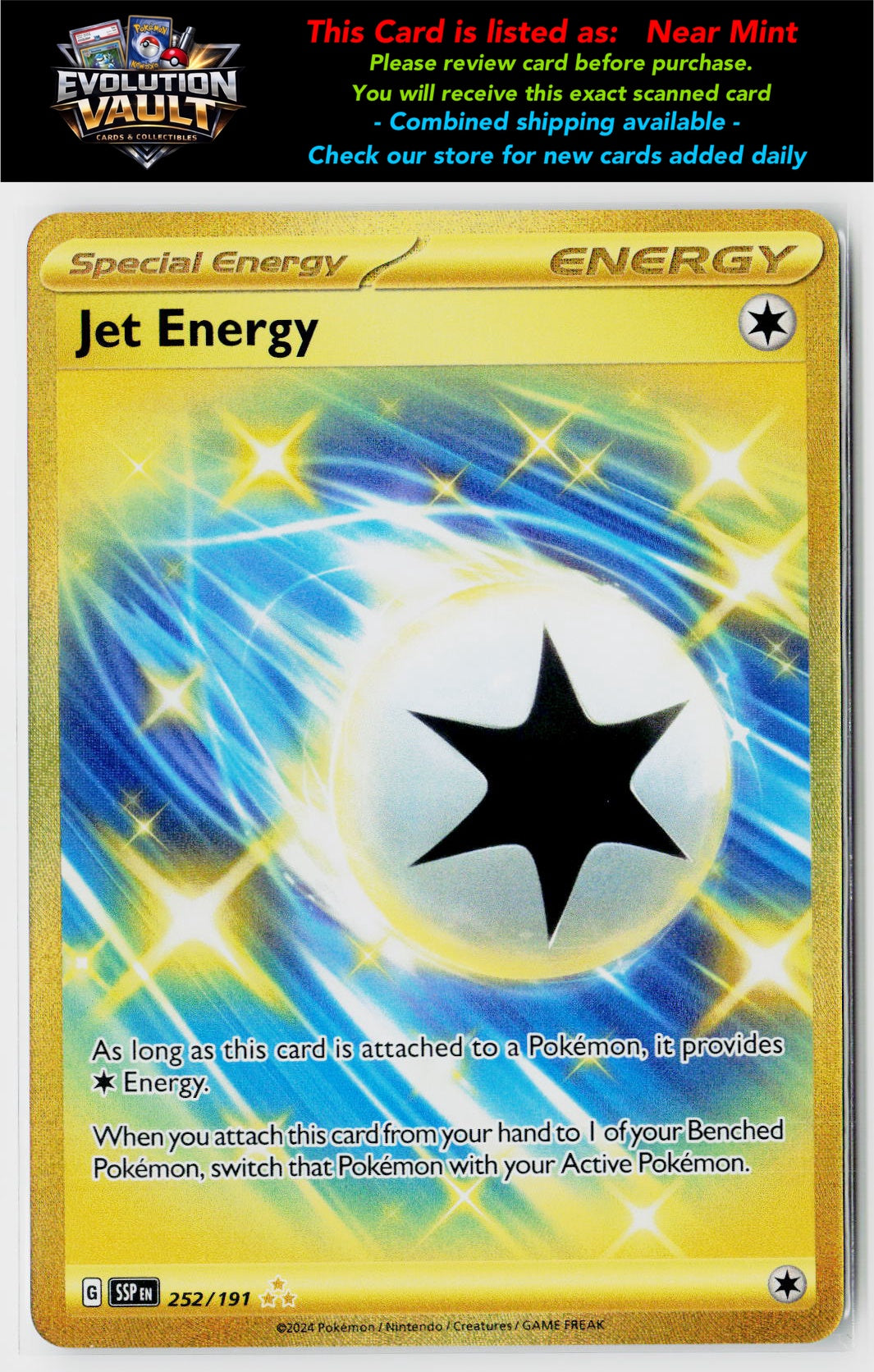 SV08: Surging Sparks #252/191 Jet Energy