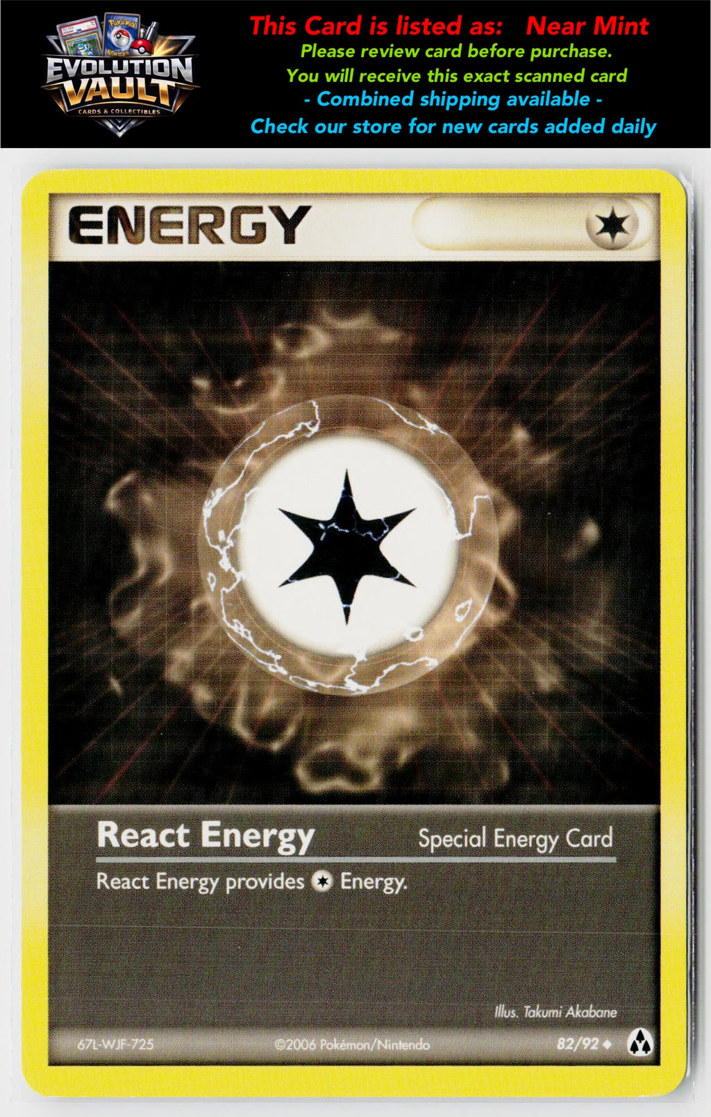 Legend Maker #82/92 React Energy