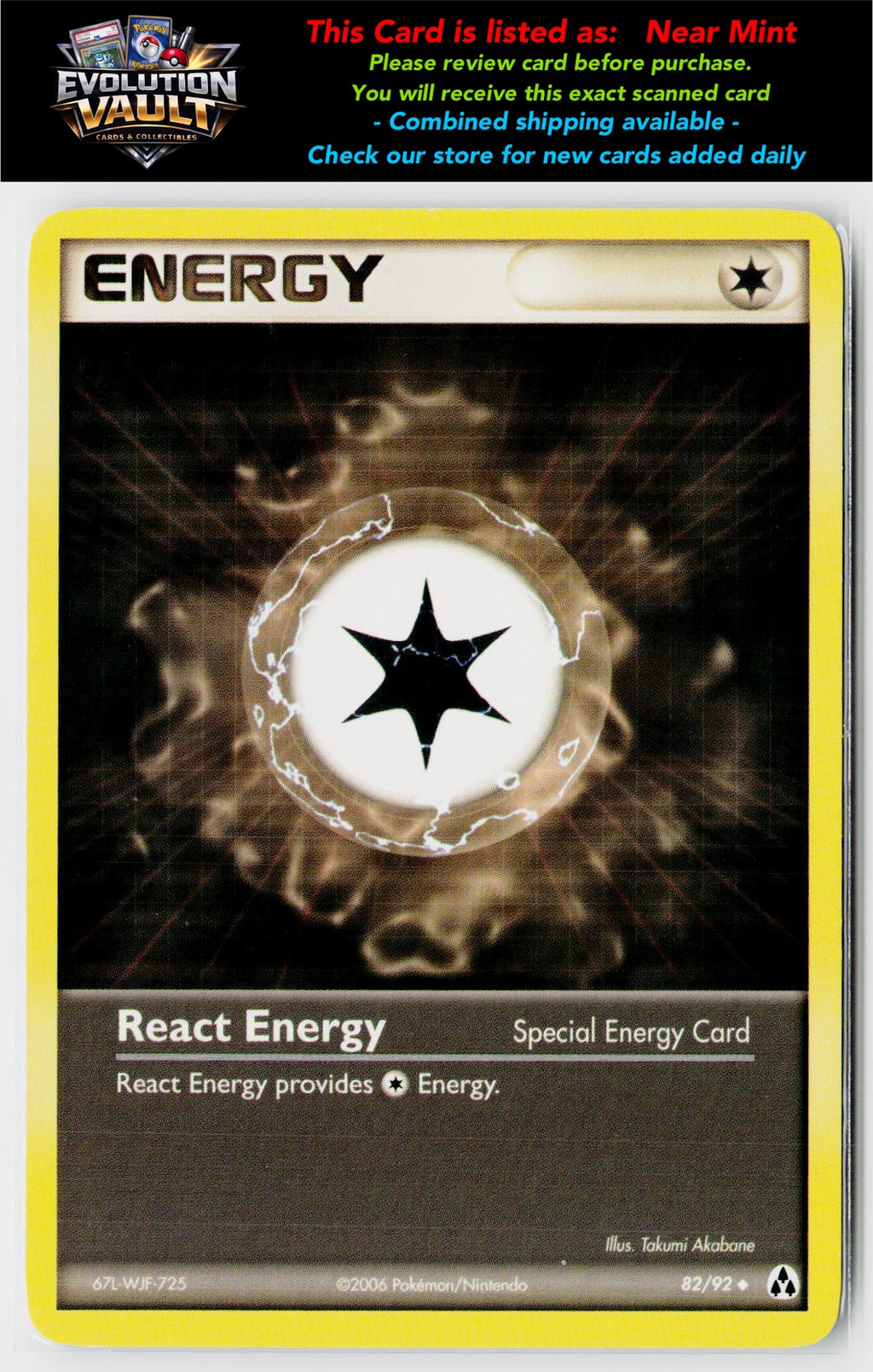 Legend Maker #82/92 React Energy