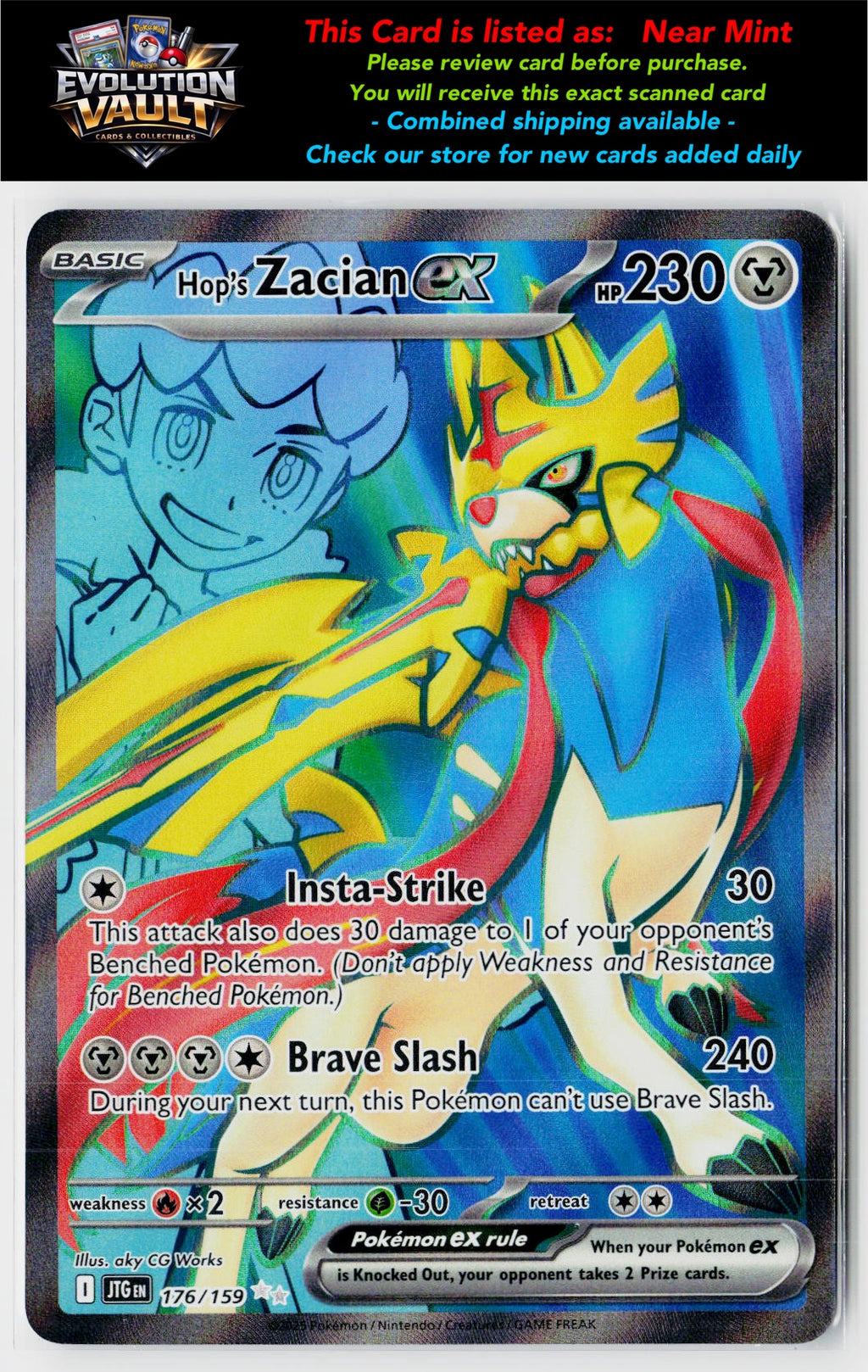 SV09: Journey Together #176/159 Hop's Zacian ex