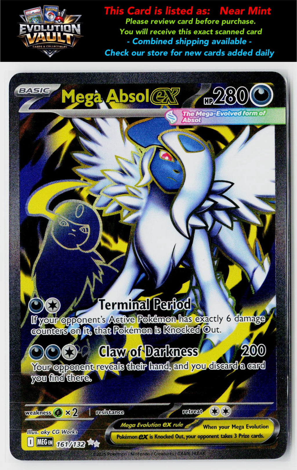 ME01: Mega Evolution #161/132 Mega Absol ex