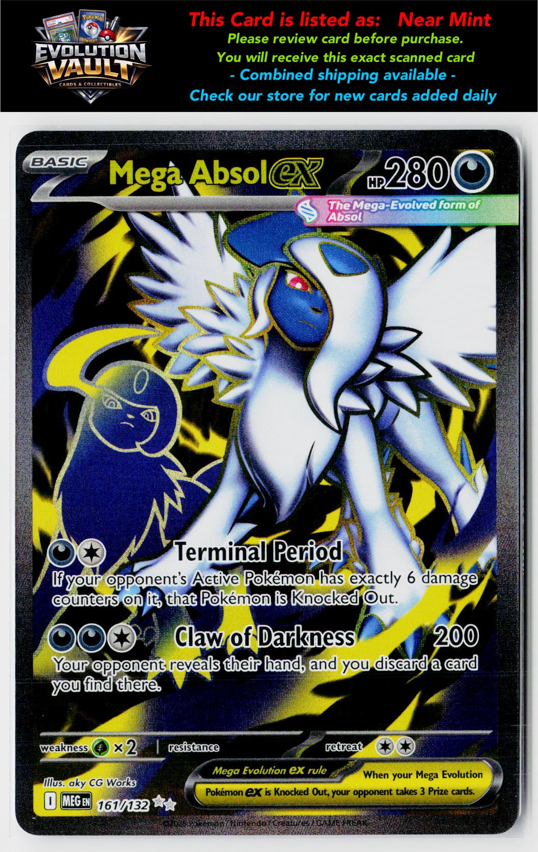 ME01: Mega Evolution #161/132 Mega Absol ex