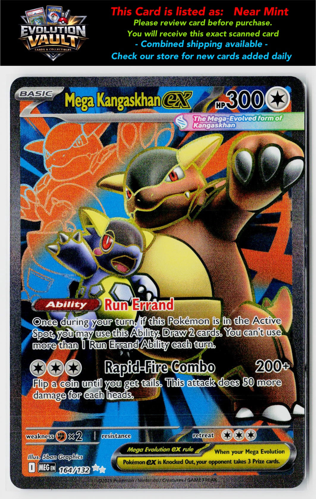 ME01: Mega Evolution #164/132 Mega Kangaskhan ex