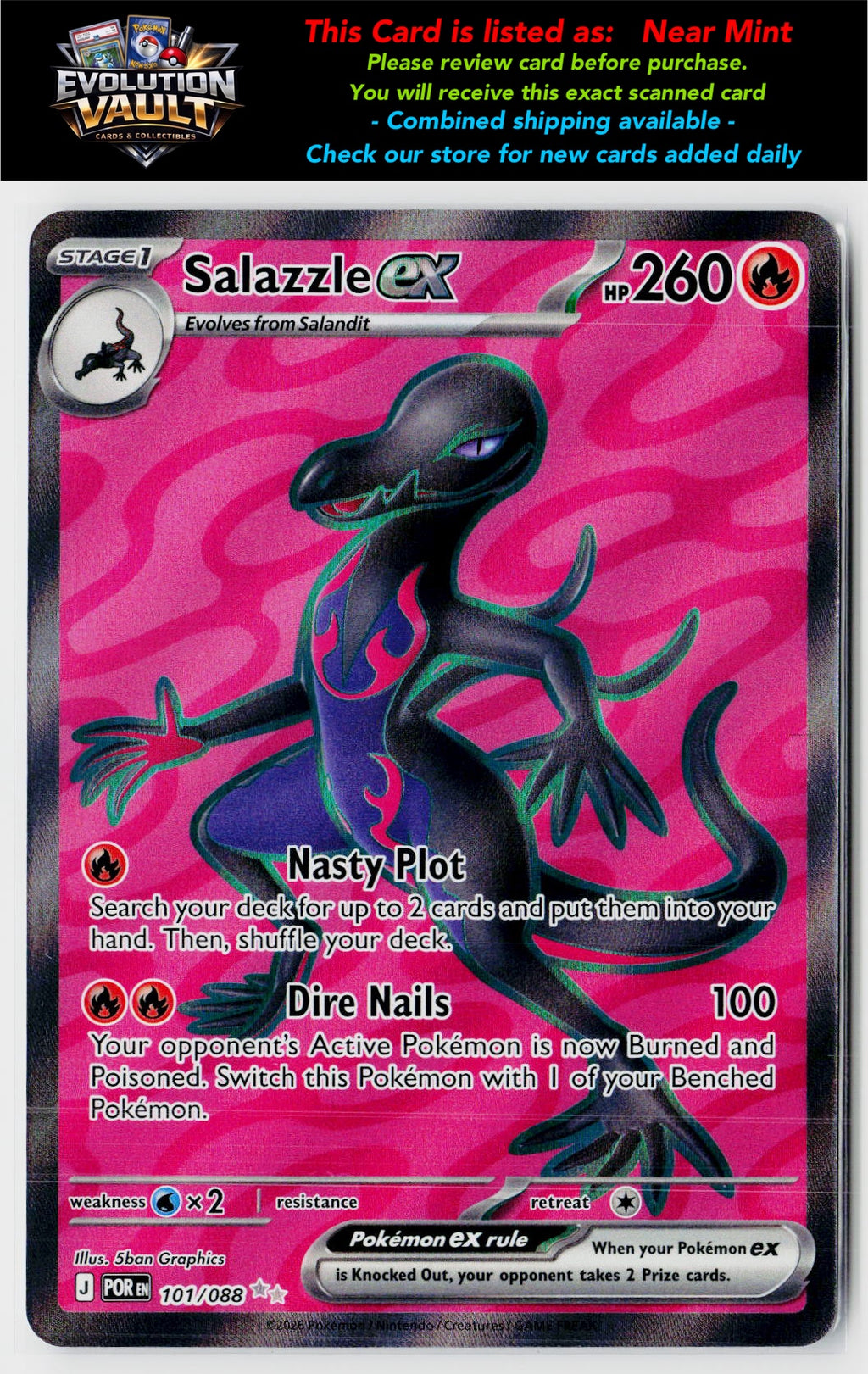 ME03: Perfect Order #101/088 Salazzle ex