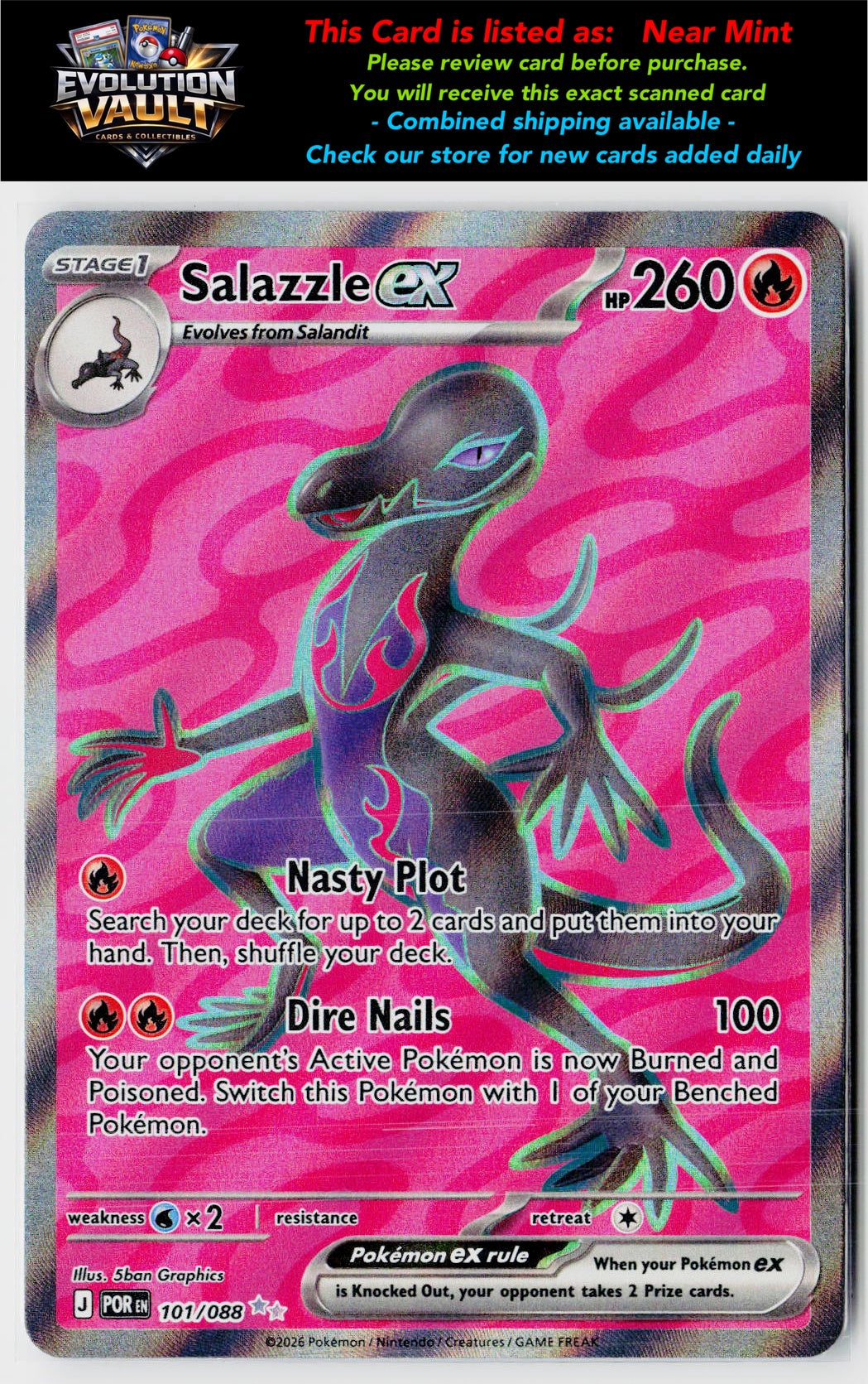 ME03: Perfect Order #101/088 Salazzle ex
