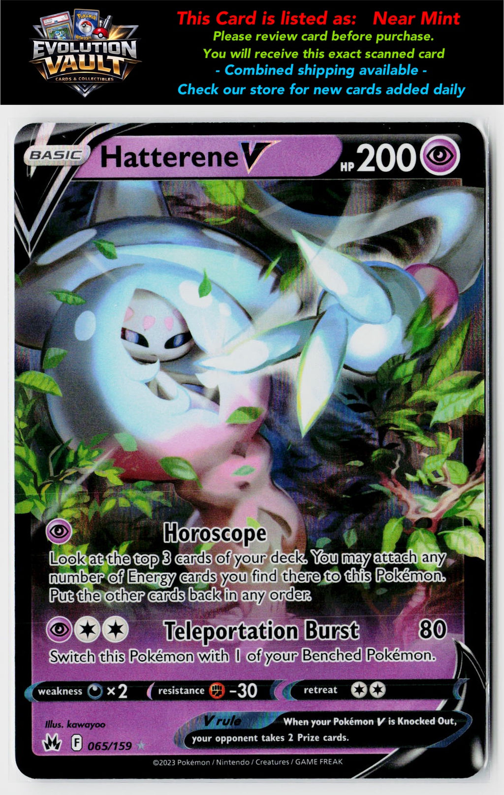 Crown Zenith #065/159 Hatterene V