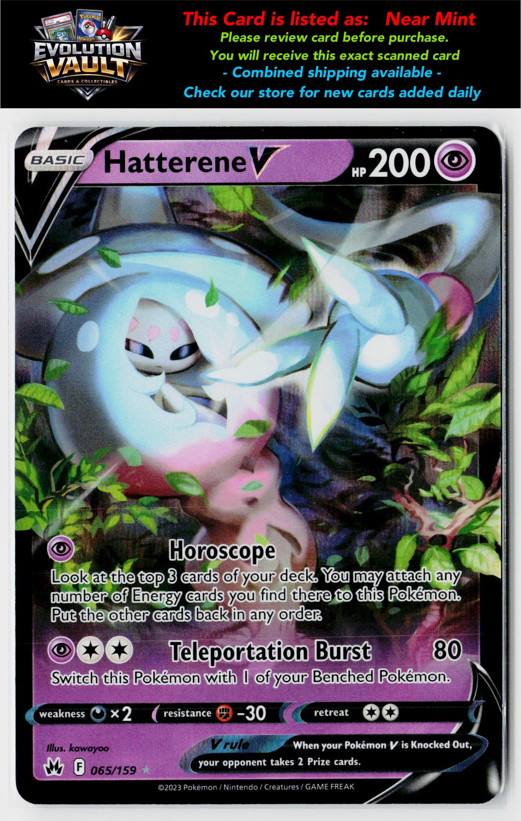 Crown Zenith #065/159 Hatterene V