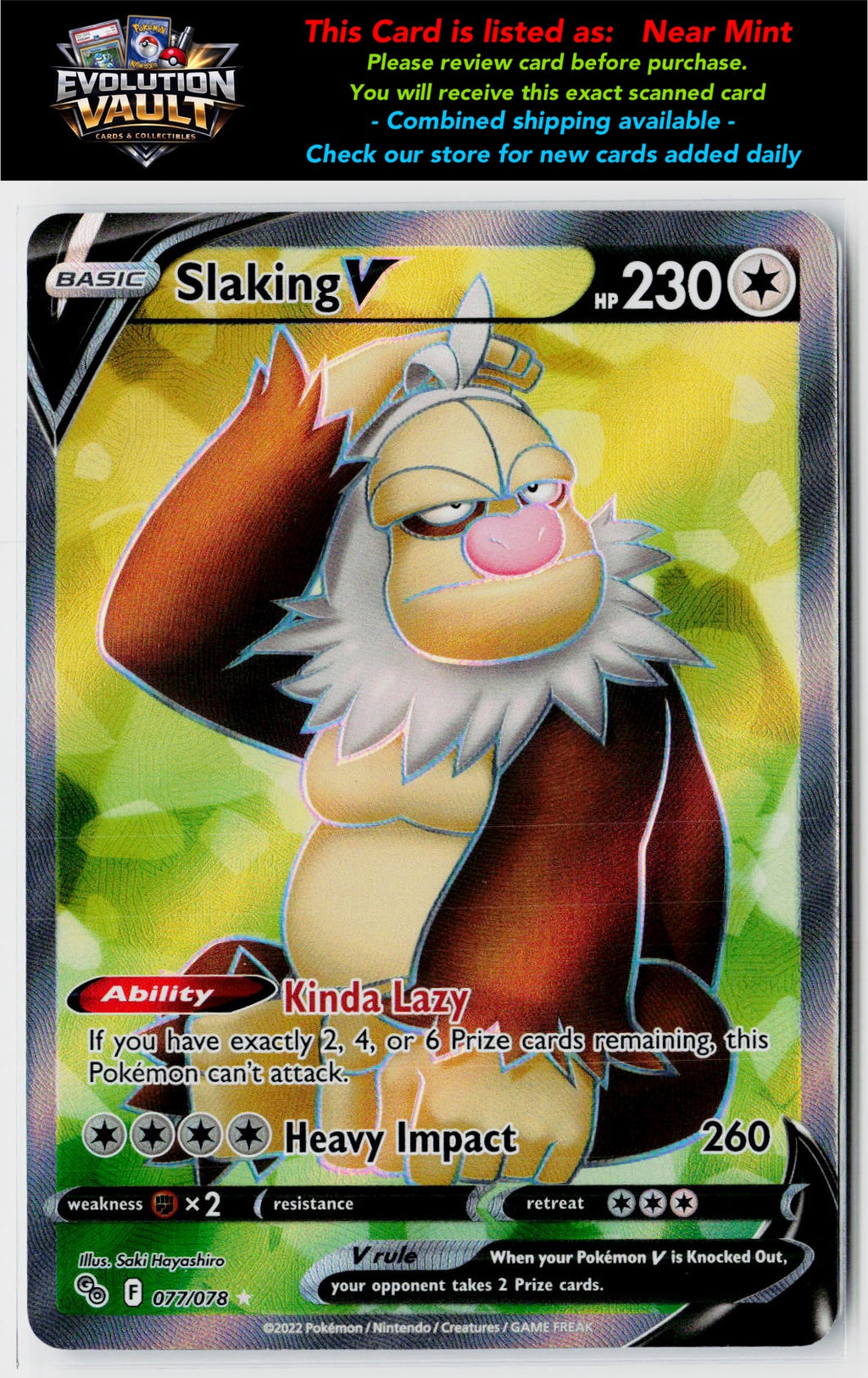 S10b: Pokemon GO #079/071 Slaking V