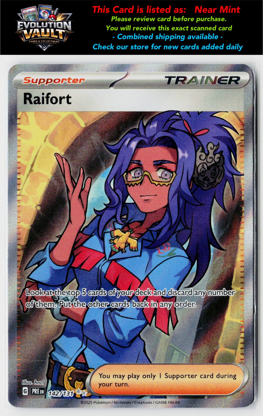 SV: Prismatic Evolutions #142/131 Raifort