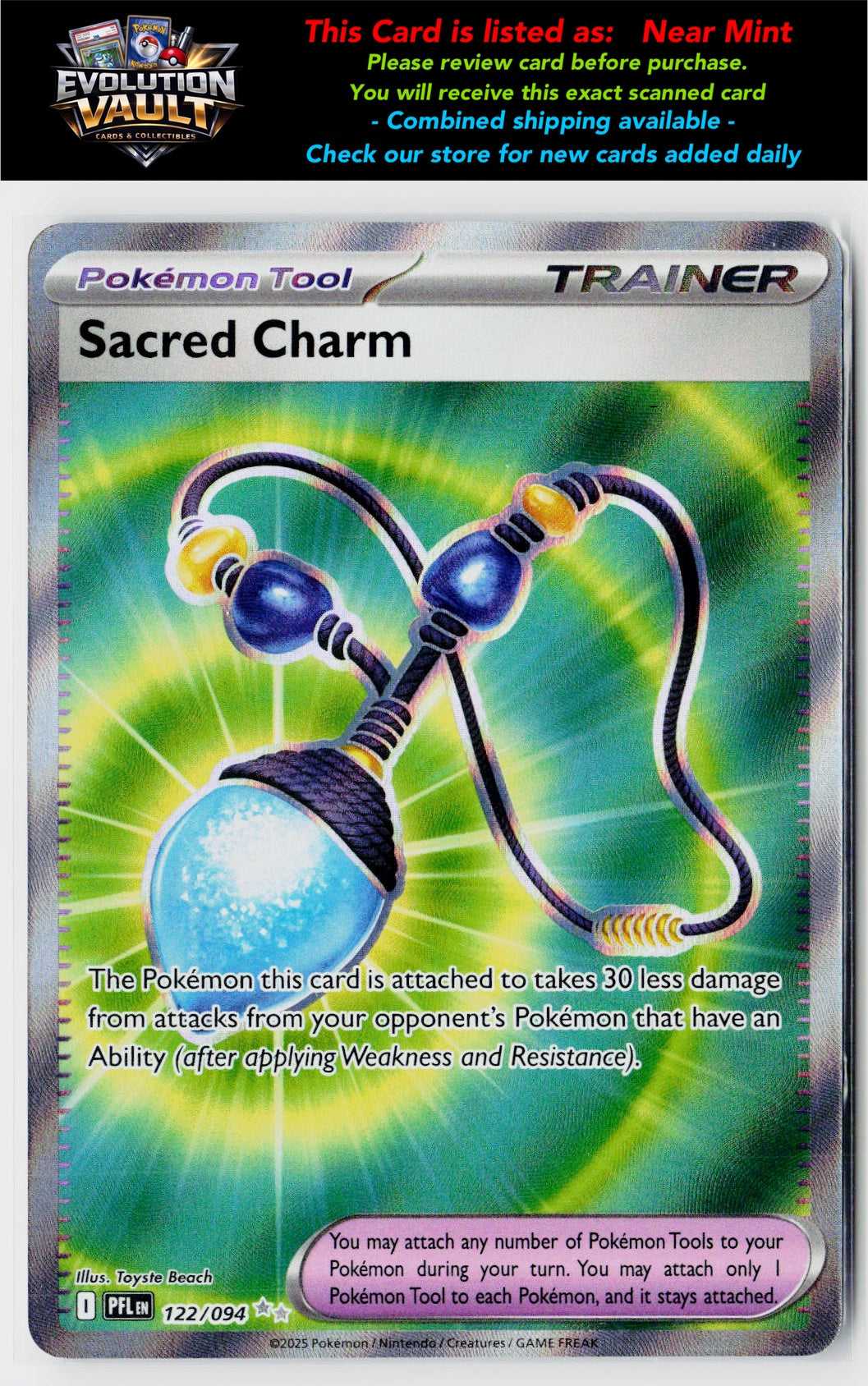 ME02: Phantasmal Flames #122/094 Sacred Charm