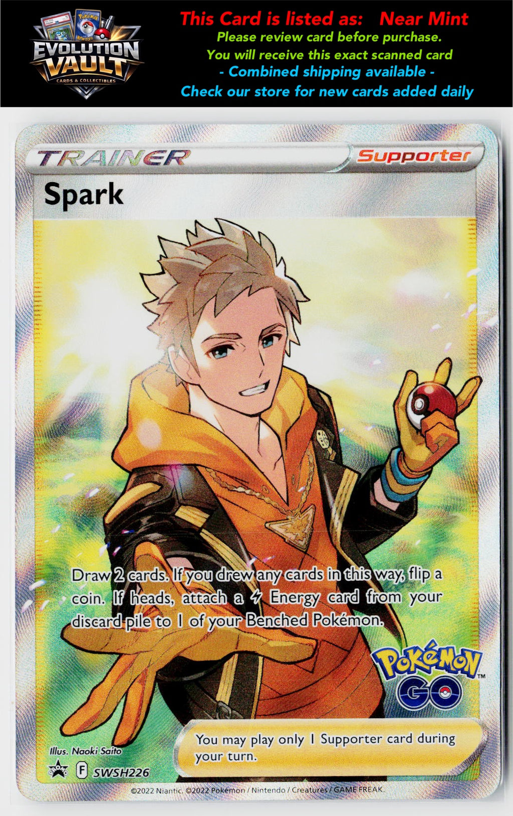 SWSH: Sword & Shield Promo Cards #SWSH226 Spark
