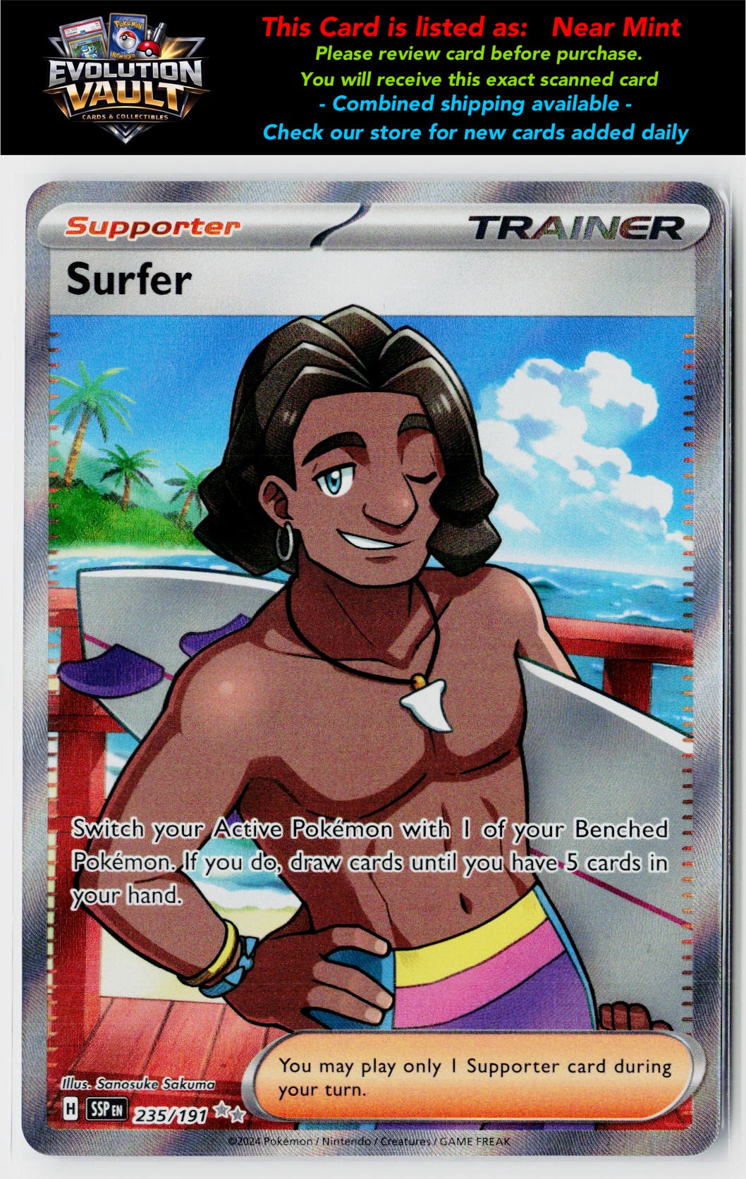 SV08: Surging Sparks #235/191 Surfer