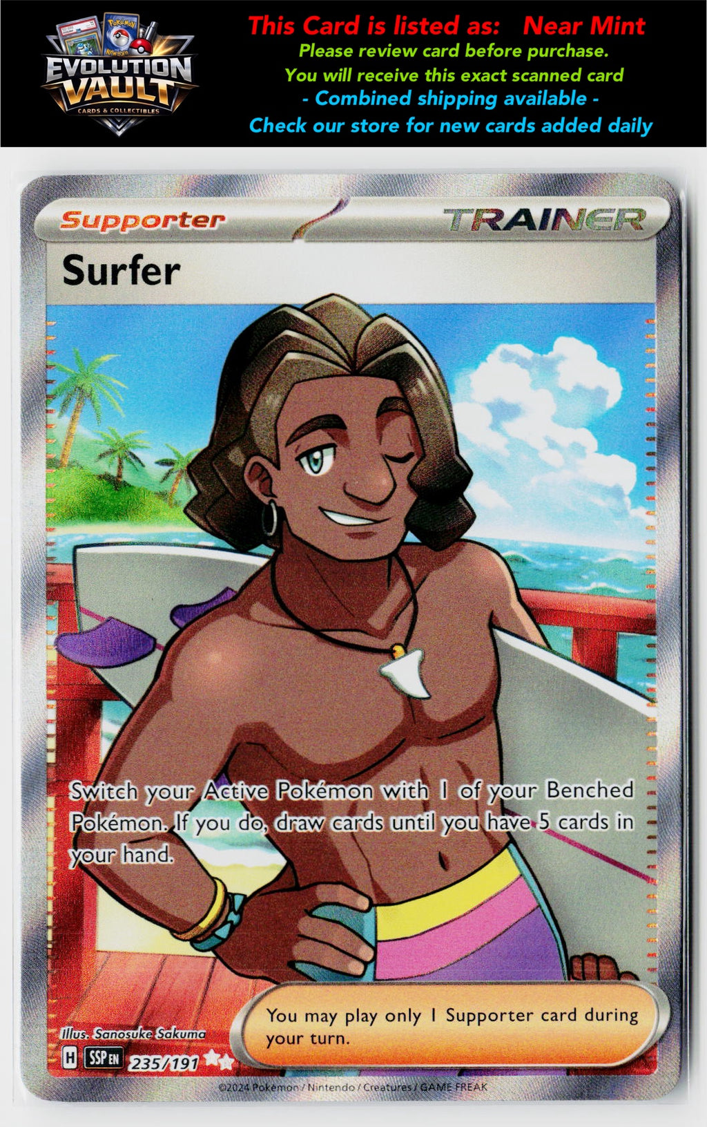 SV08: Surging Sparks #235/191 Surfer