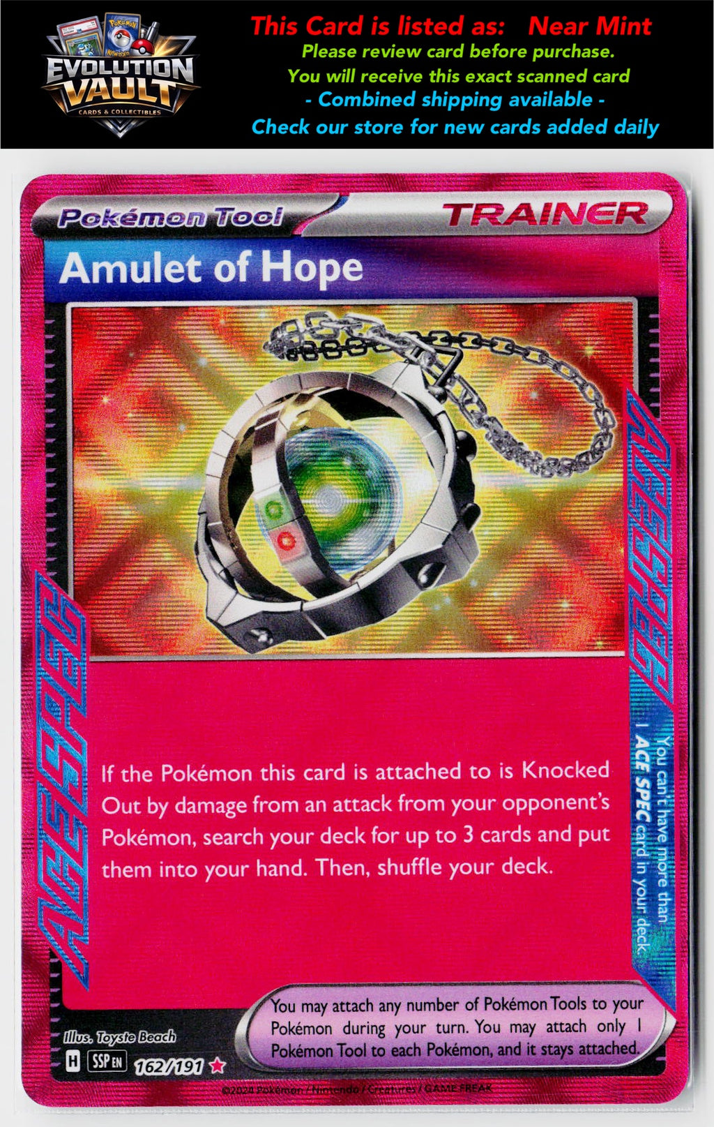 SV08: Surging Sparks #162/191 Amulet of Hope