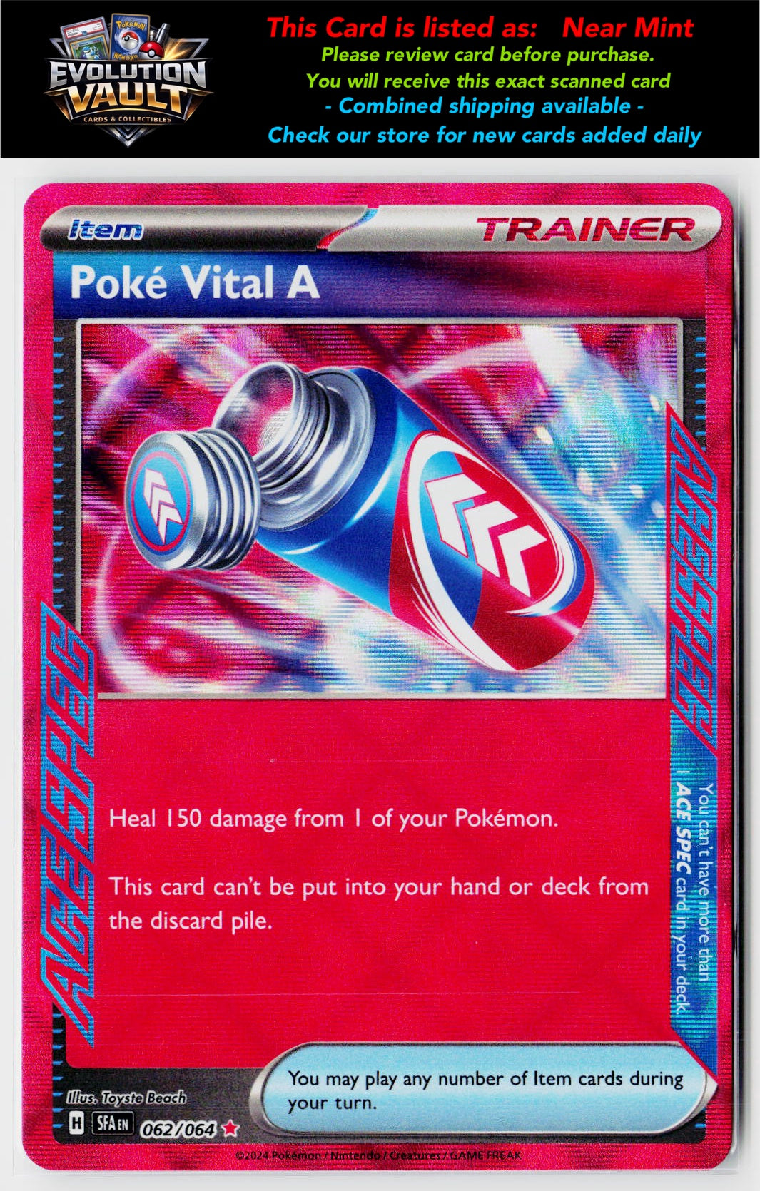SV: Shrouded Fable #062/064 Poke Vital A