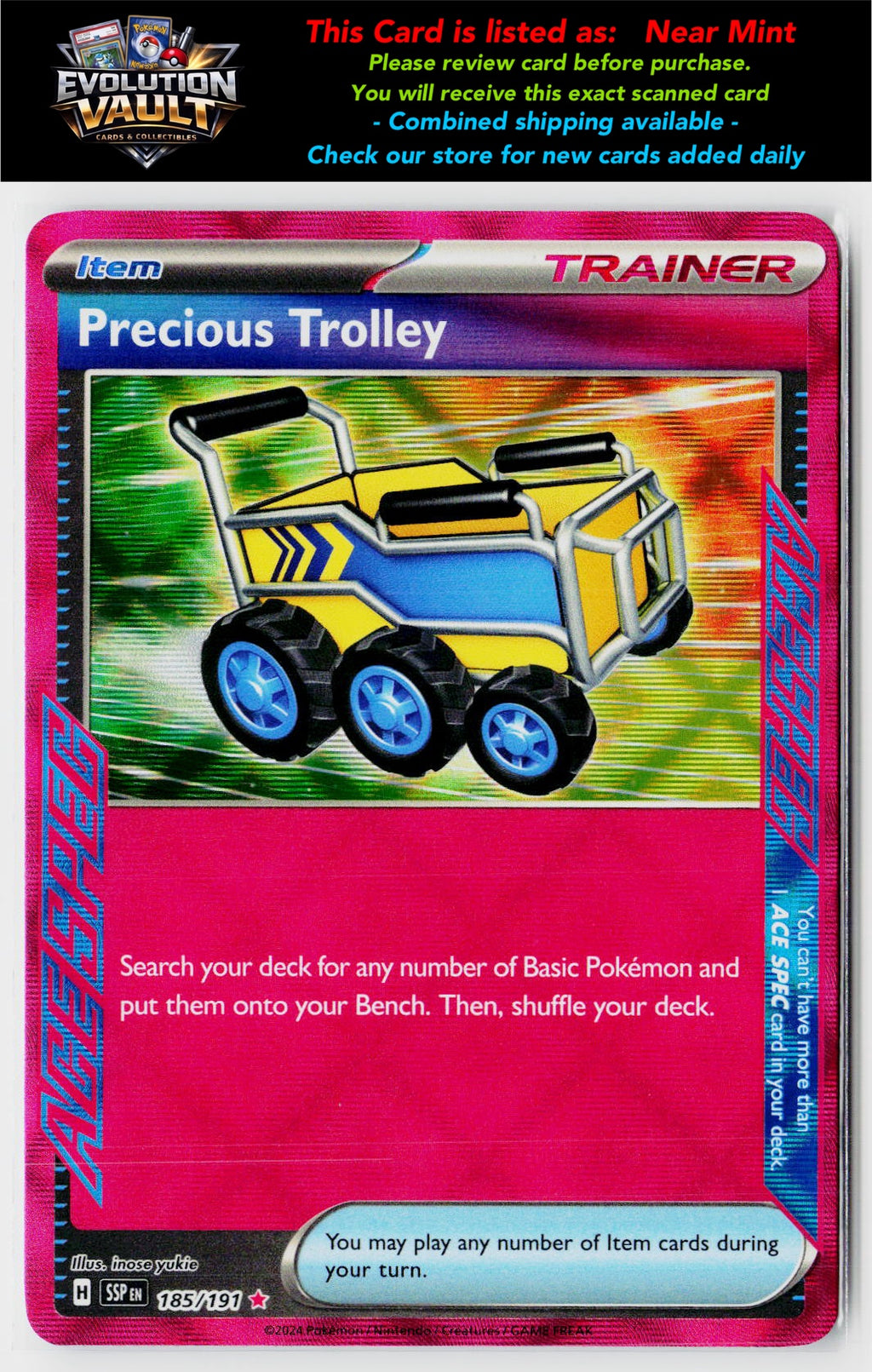SV08: Surging Sparks #185/191 Precious Trolley