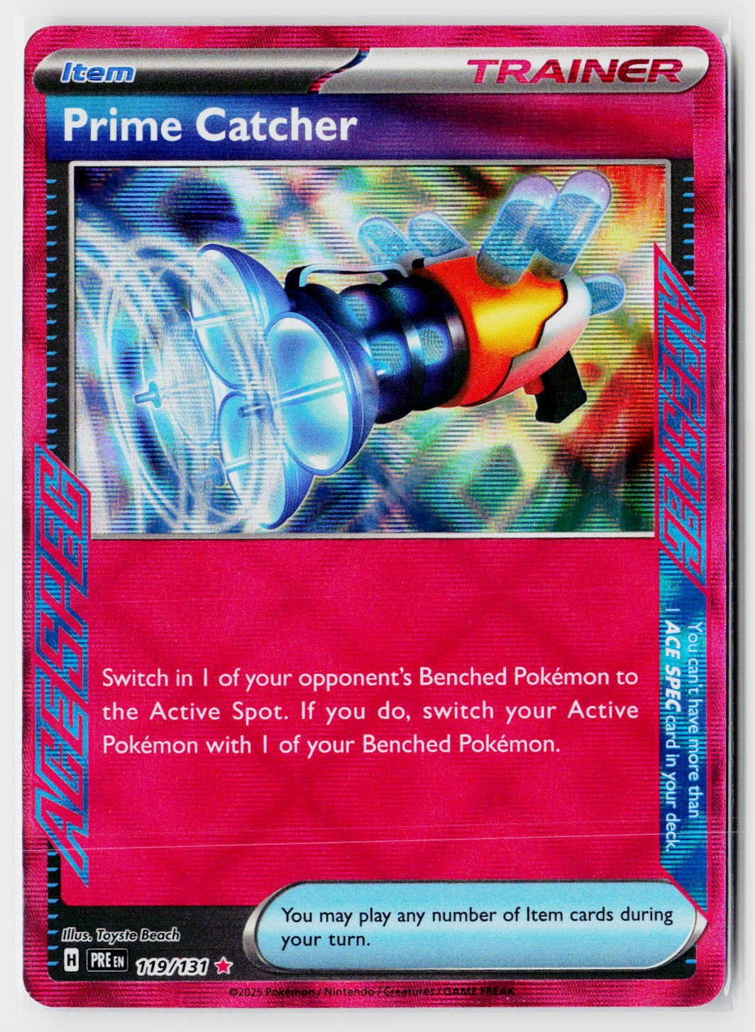 SV: Prismatic Evolutions #119/131 Prime Catcher