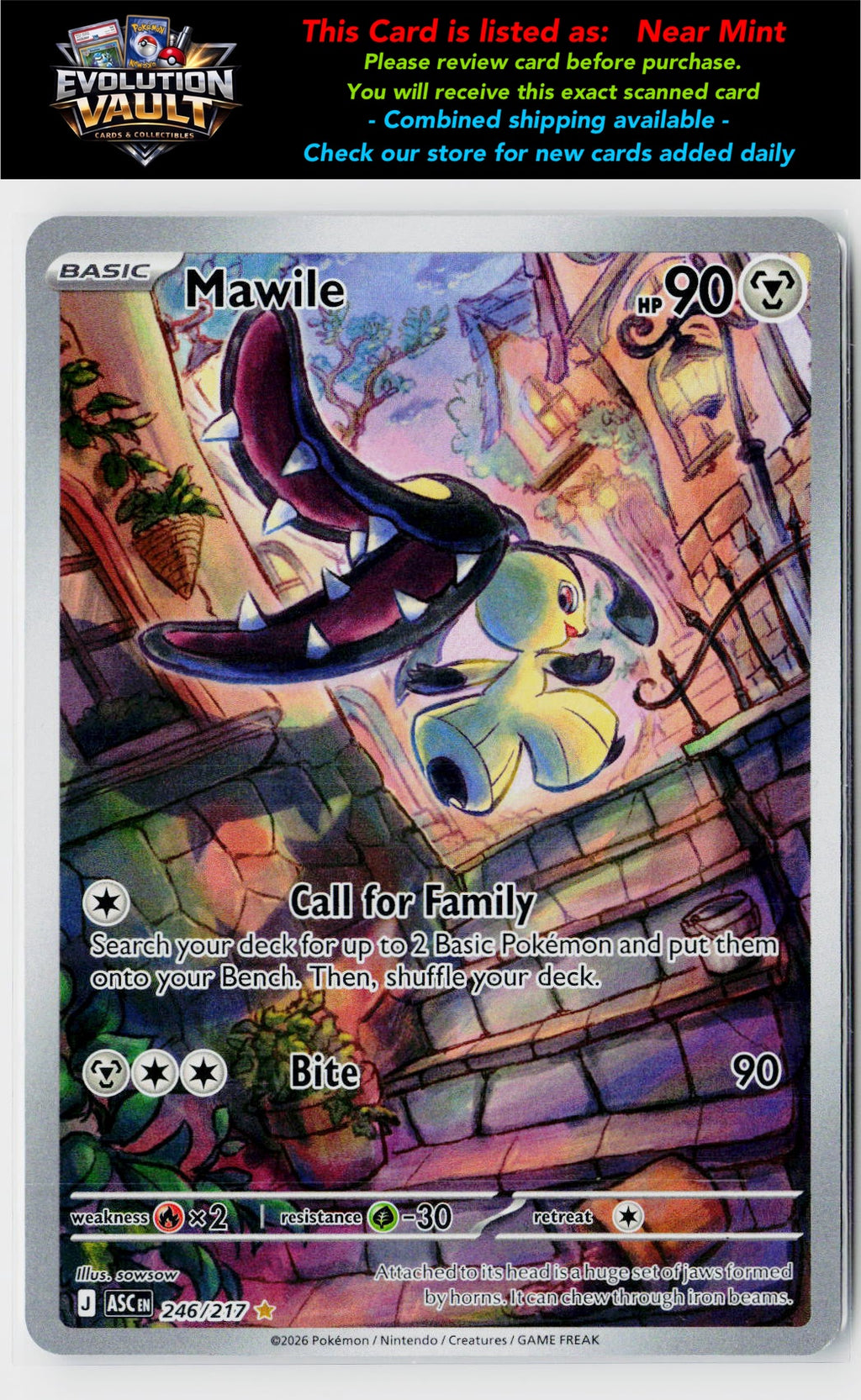 ME: Ascended Heroes #246/217 Mawile