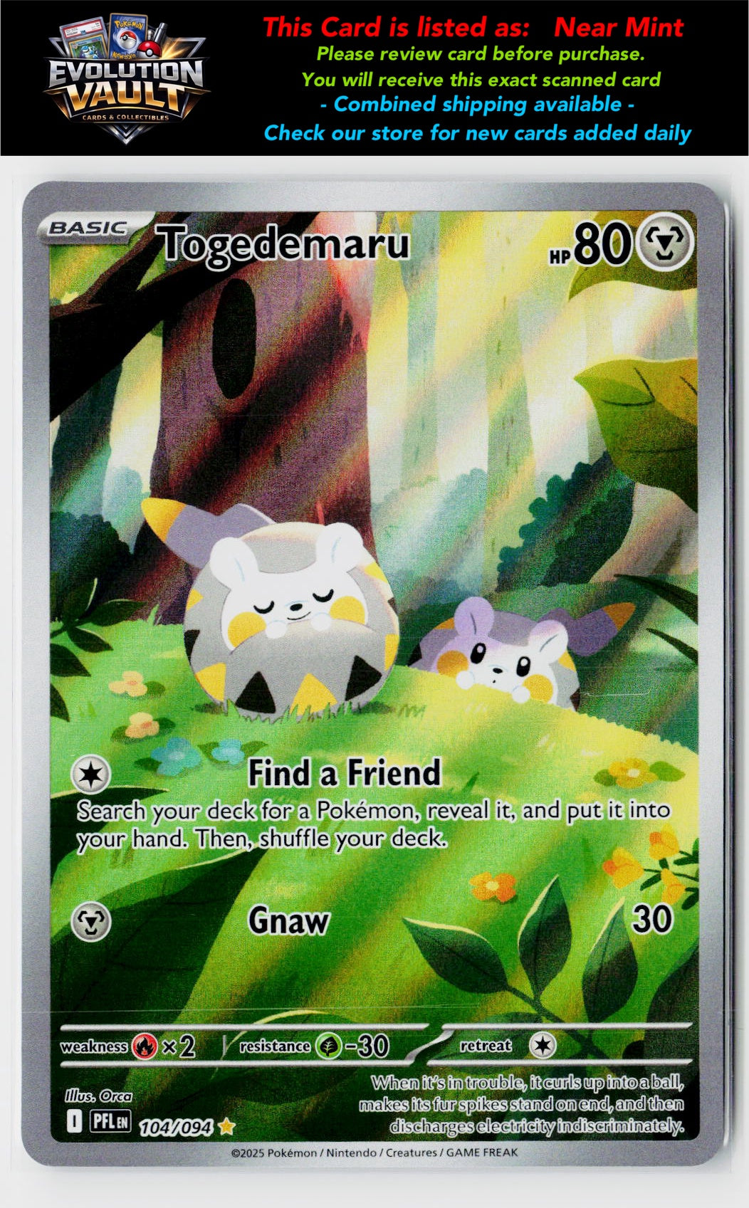 ME02: Phantasmal Flames #104/094 Togedemaru