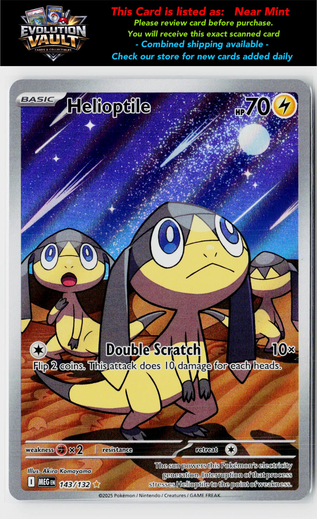 ME01: Mega Evolution #143/132 Helioptile