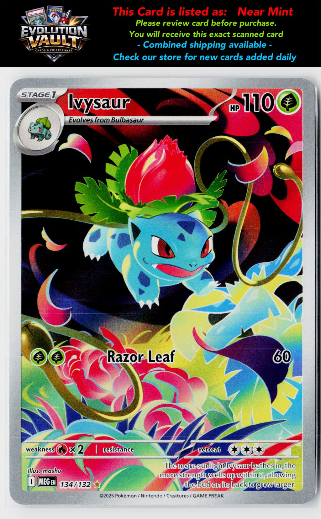 ME01: Mega Evolution #134/132 Ivysaur