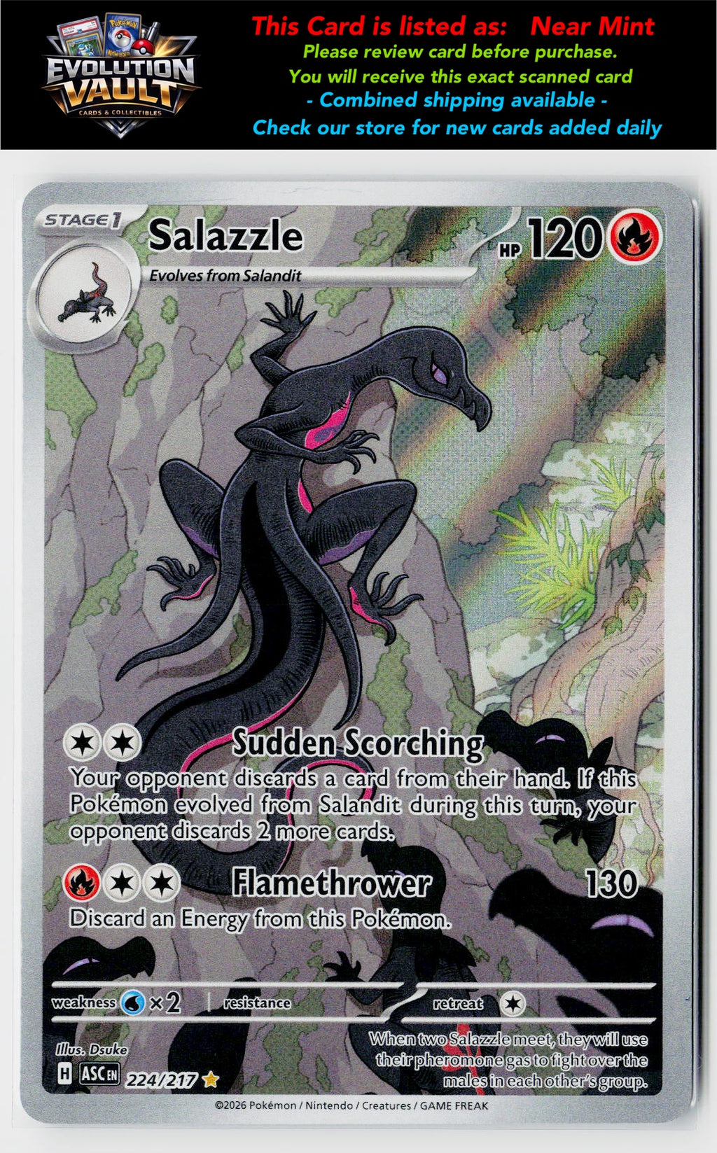 ME: Ascended Heroes #224/217 Salazzle