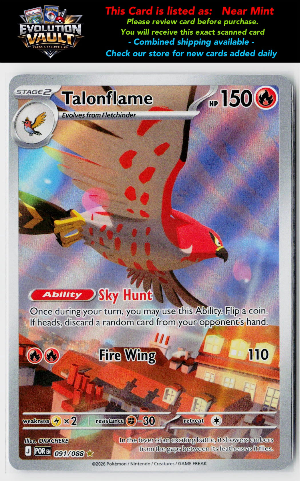 ME03: Perfect Order #091/088 Talonflame