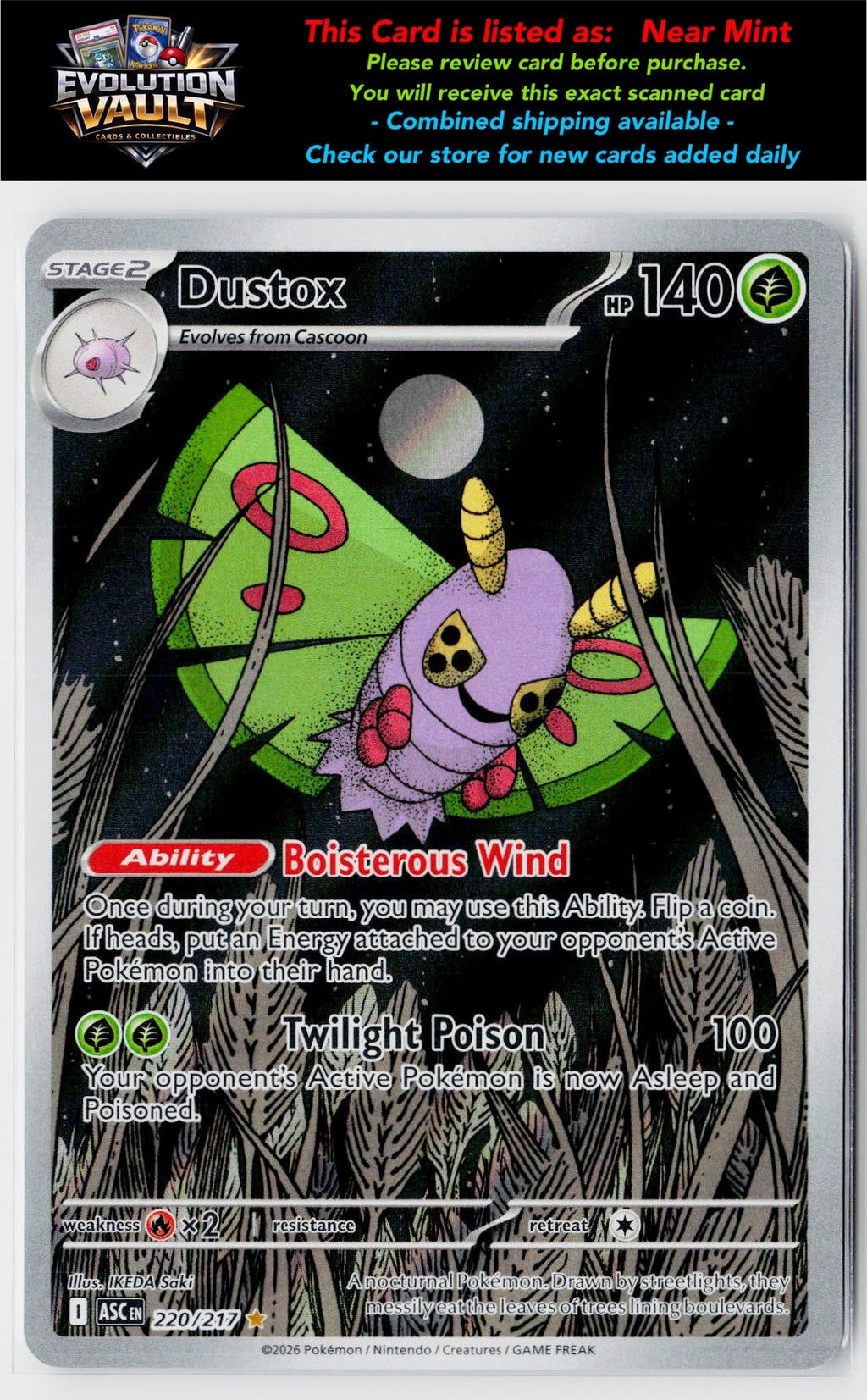 ME: Ascended Heroes #220/217 Dustox