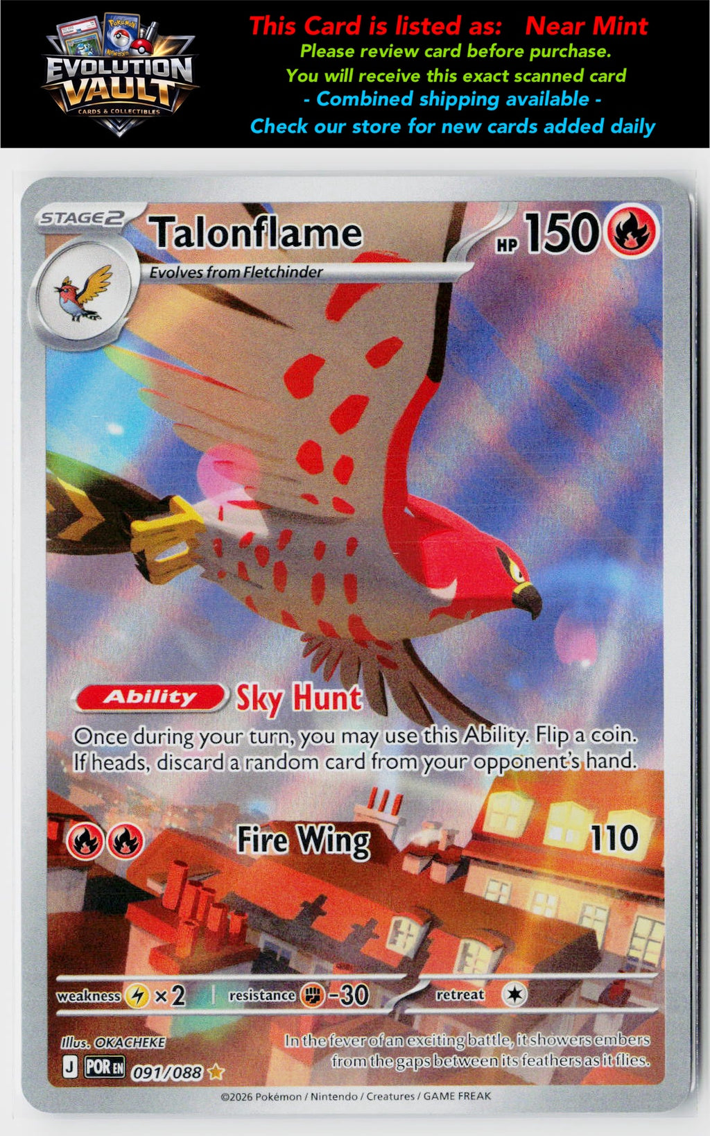 ME03: Perfect Order #091/088 Talonflame