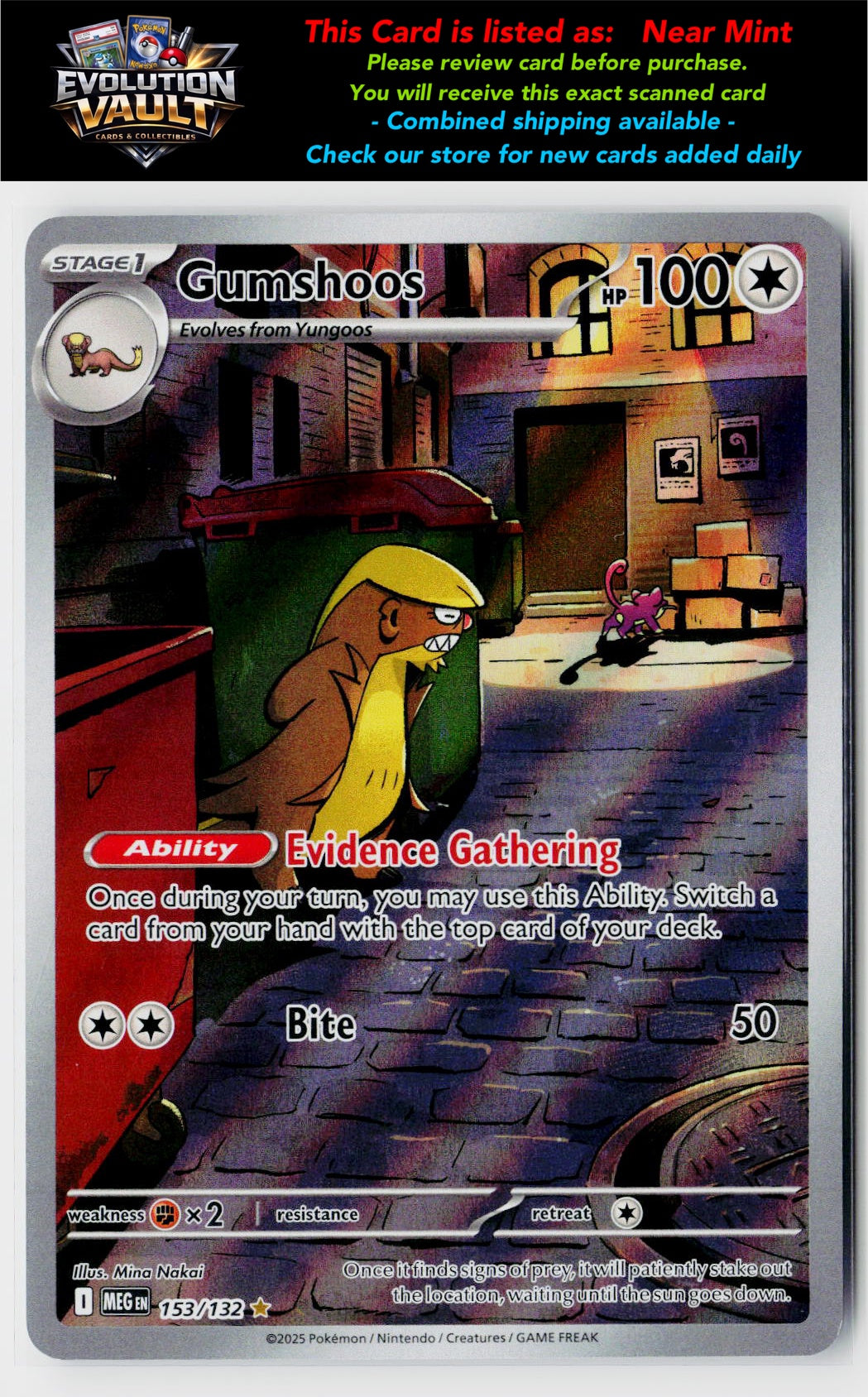 ME01: Mega Evolution #153/132 Gumshoos