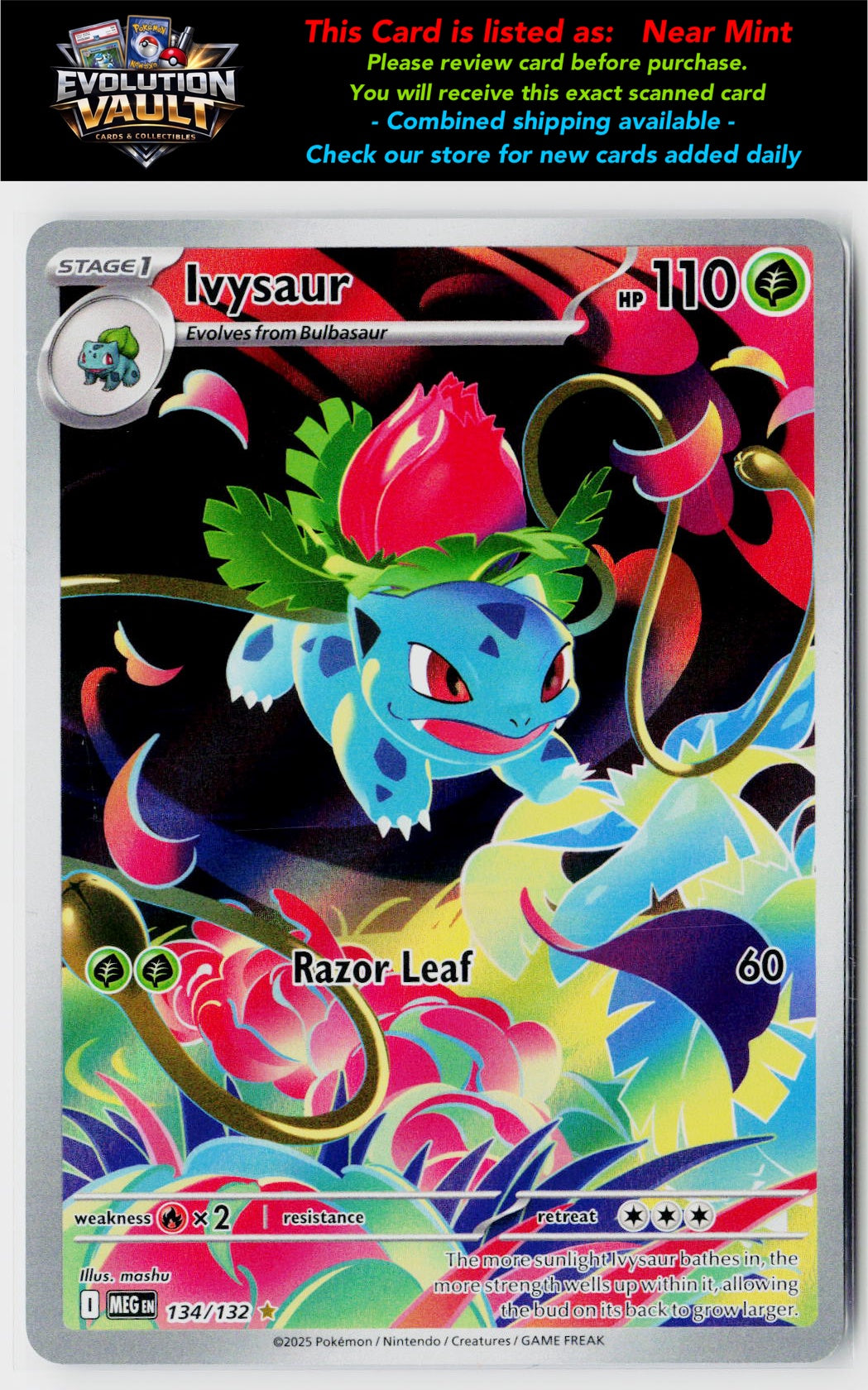 ME01: Mega Evolution #134/132 Ivysaur