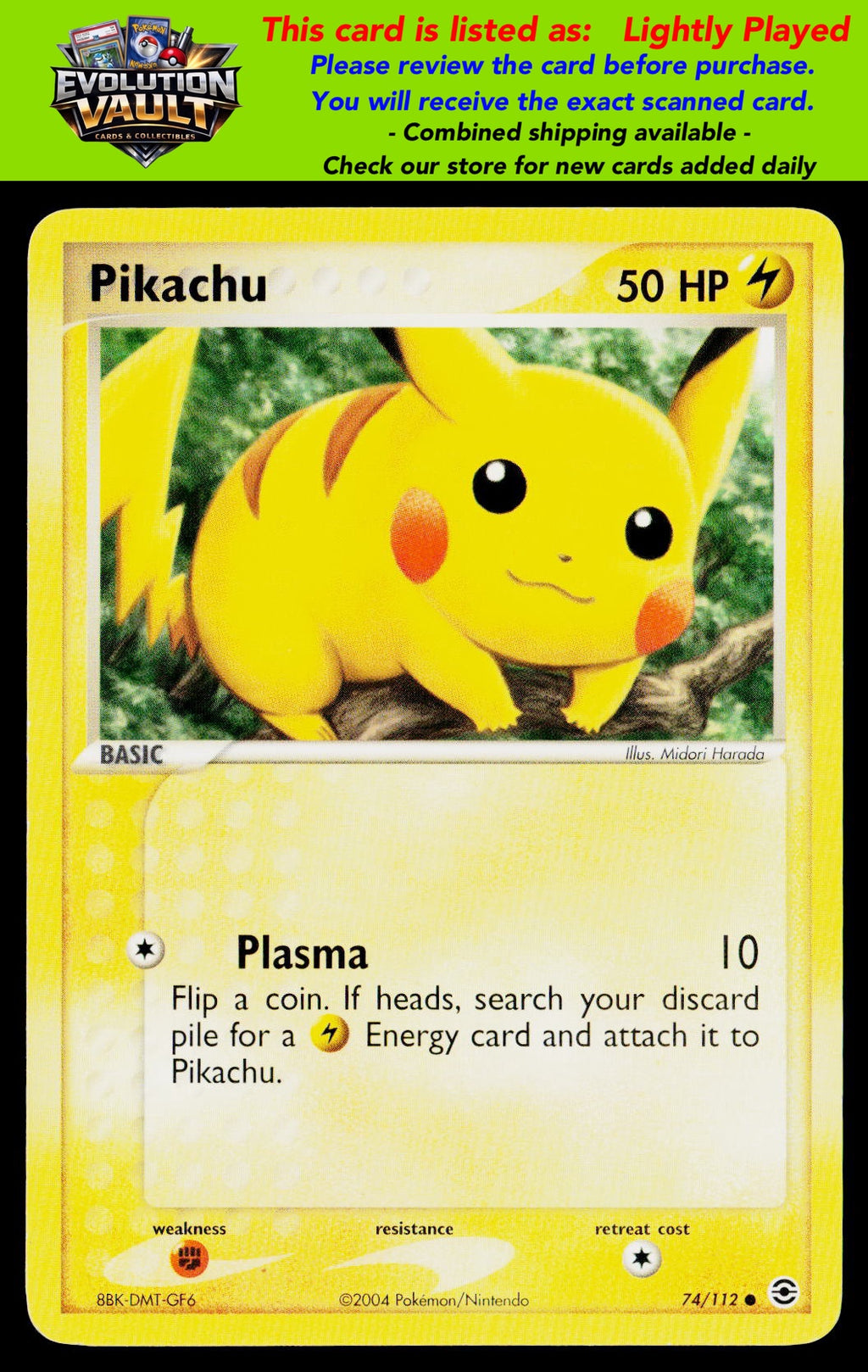 FireRed & LeafGreen #74/112 Pikachu