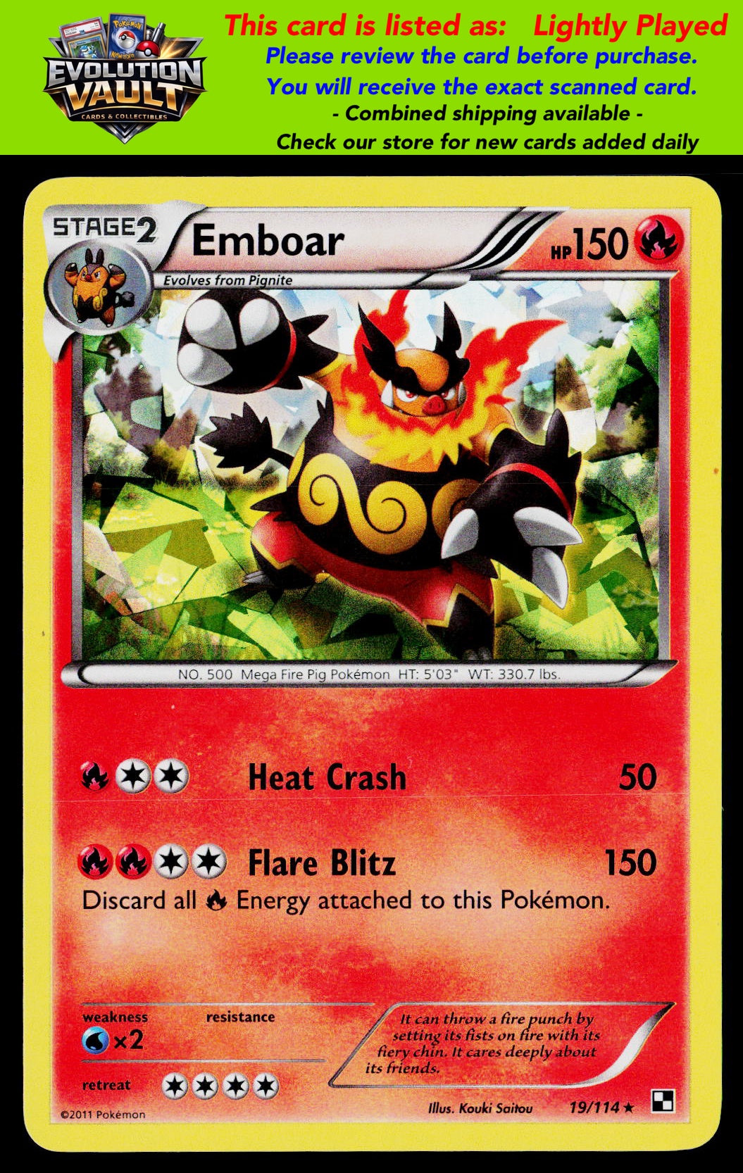 Deck Exclusives #019/114 Emboar