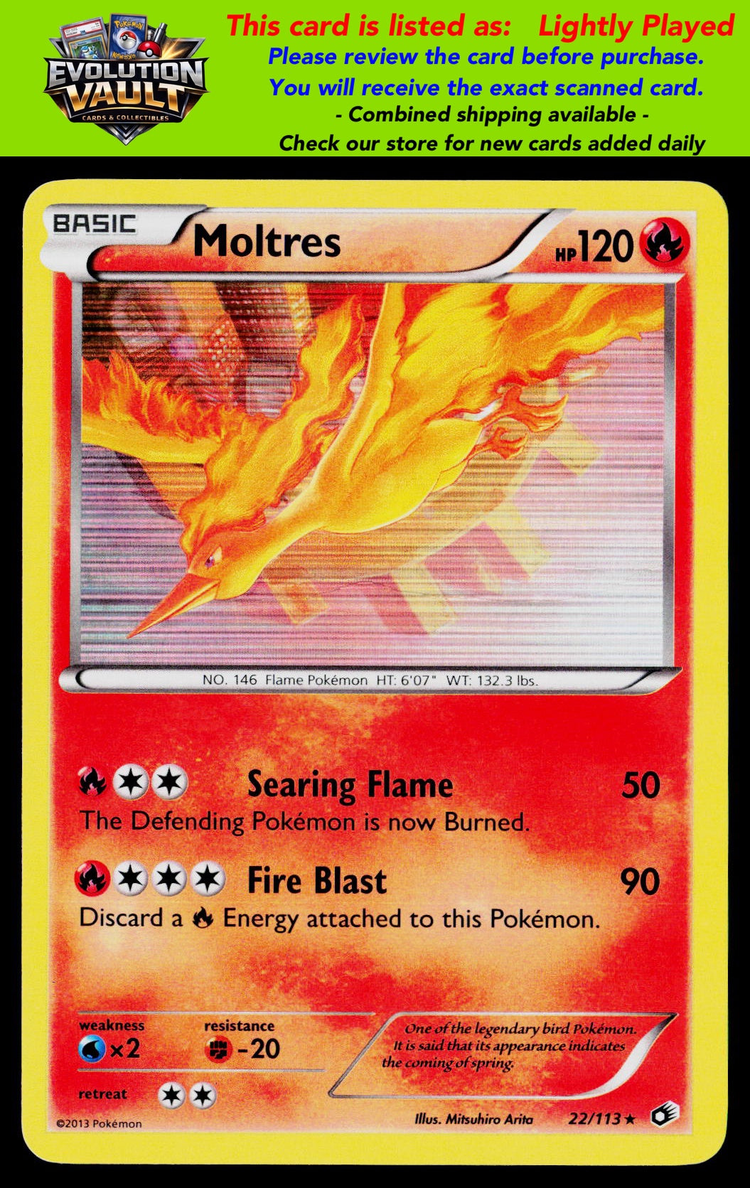 Legendary Treasures #22/113 Moltres